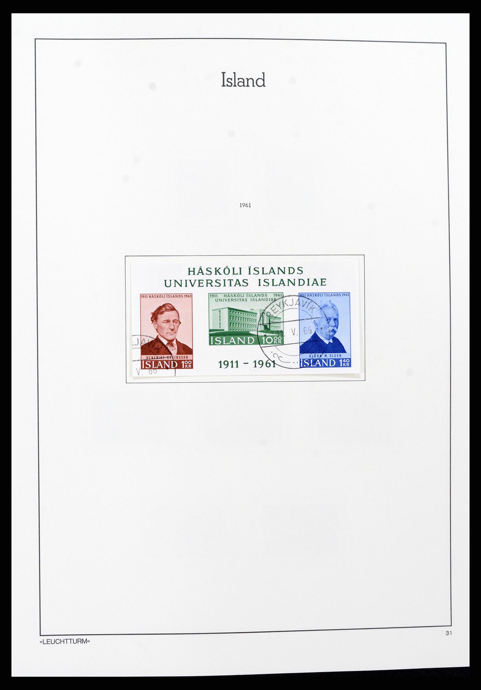 37401 031 - Postzegelverzameling 37401 IJsland 1873-2002.