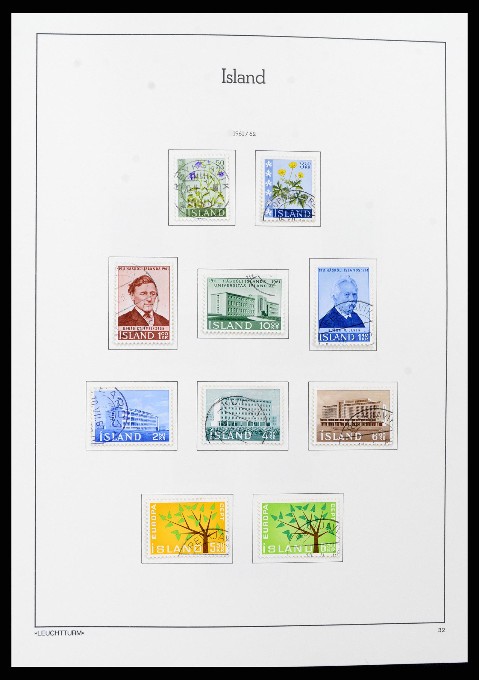 37401 032 - Postzegelverzameling 37401 IJsland 1873-2002.