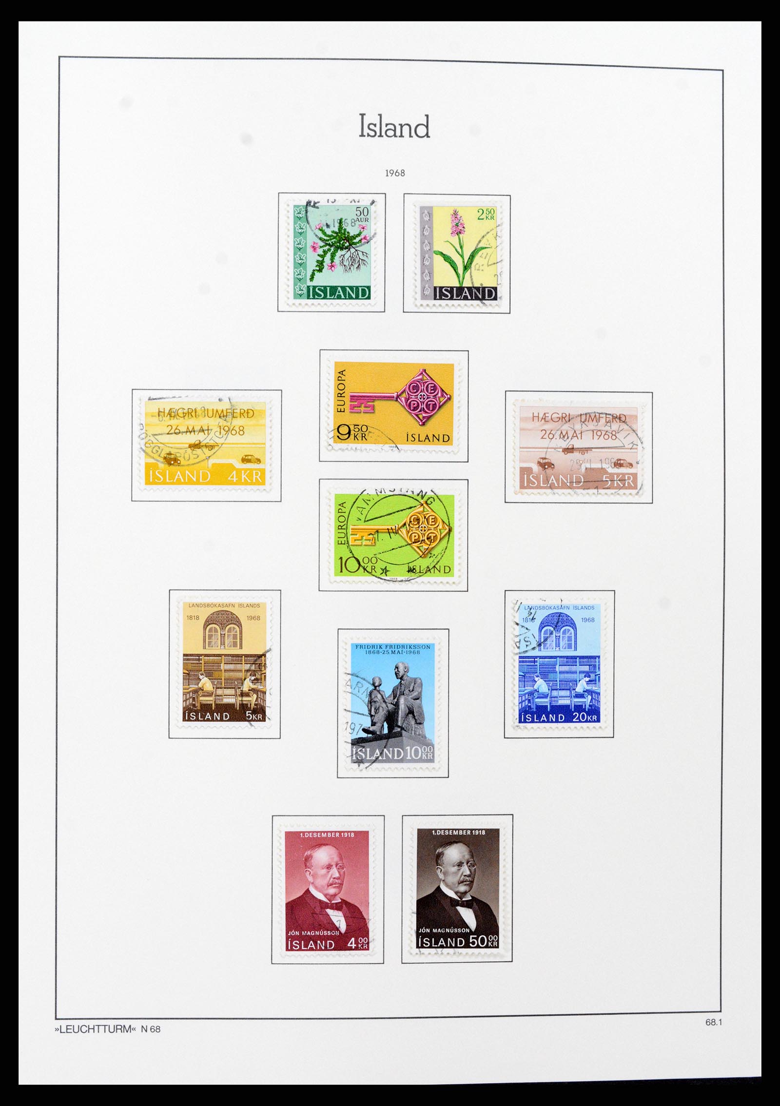 37401 038 - Stamp collection 37401 Iceland 1873-2002.