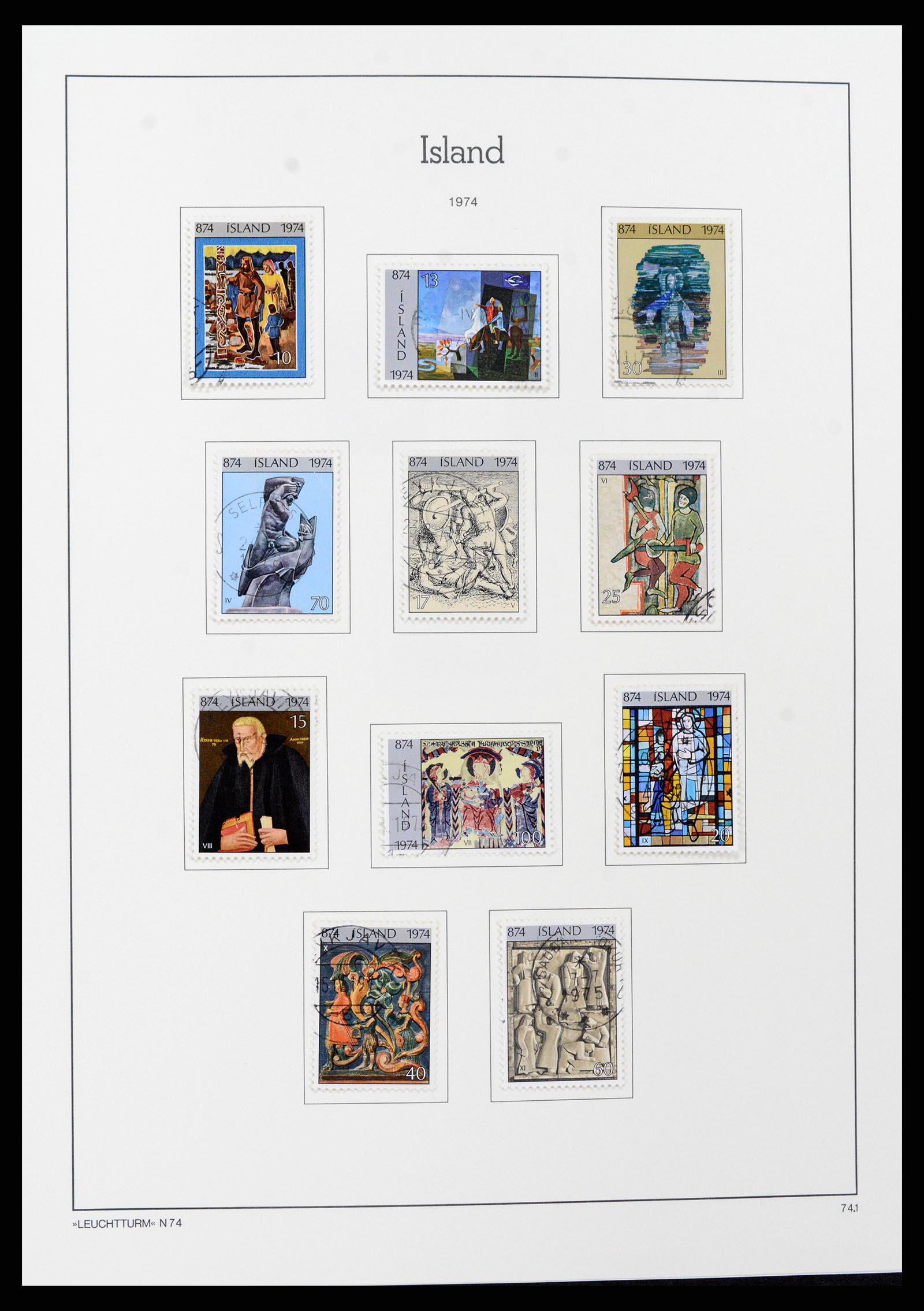 37401 046 - Postzegelverzameling 37401 IJsland 1873-2002.