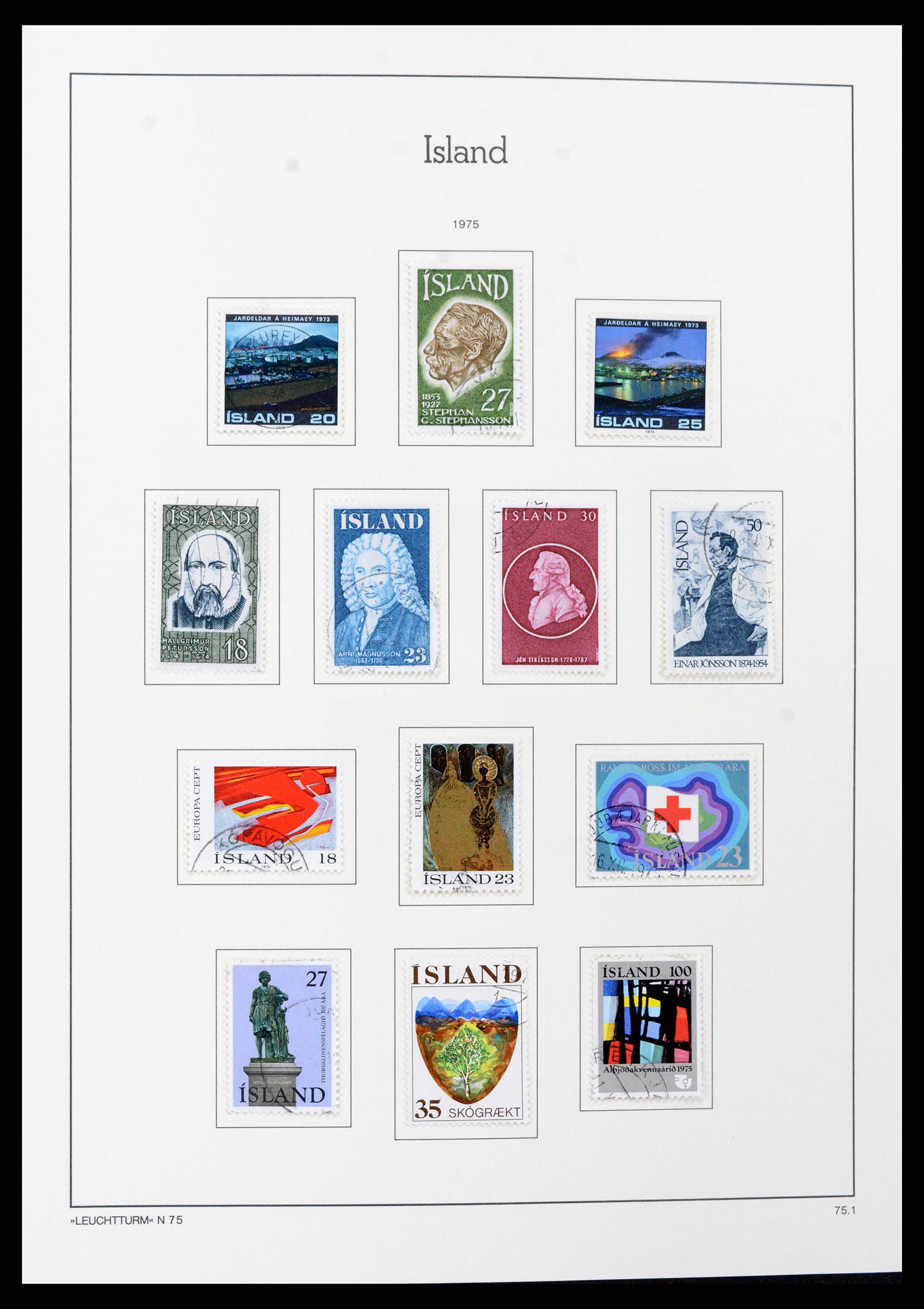 37401 048 - Postzegelverzameling 37401 IJsland 1873-2002.