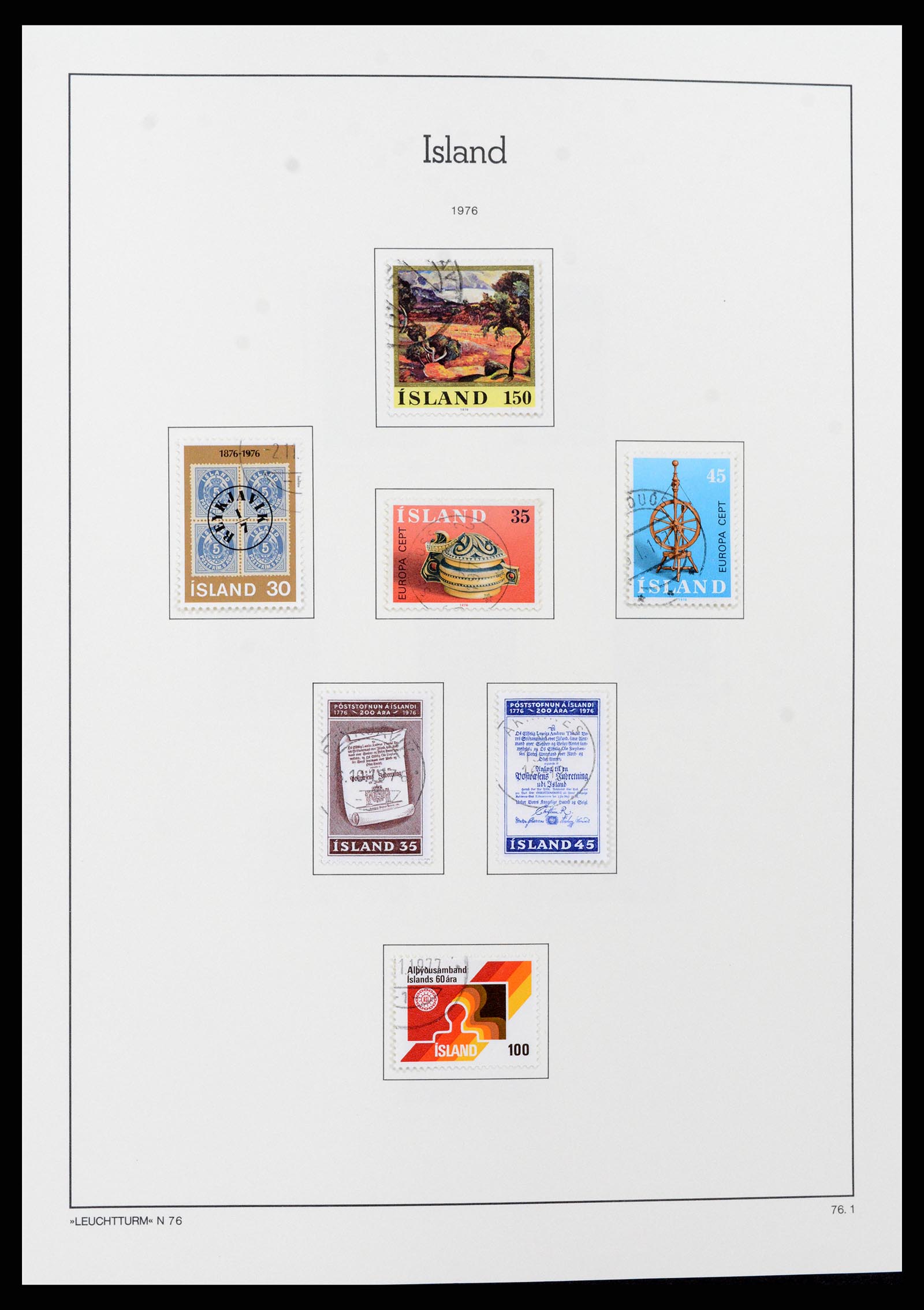 37401 049 - Postzegelverzameling 37401 IJsland 1873-2002.