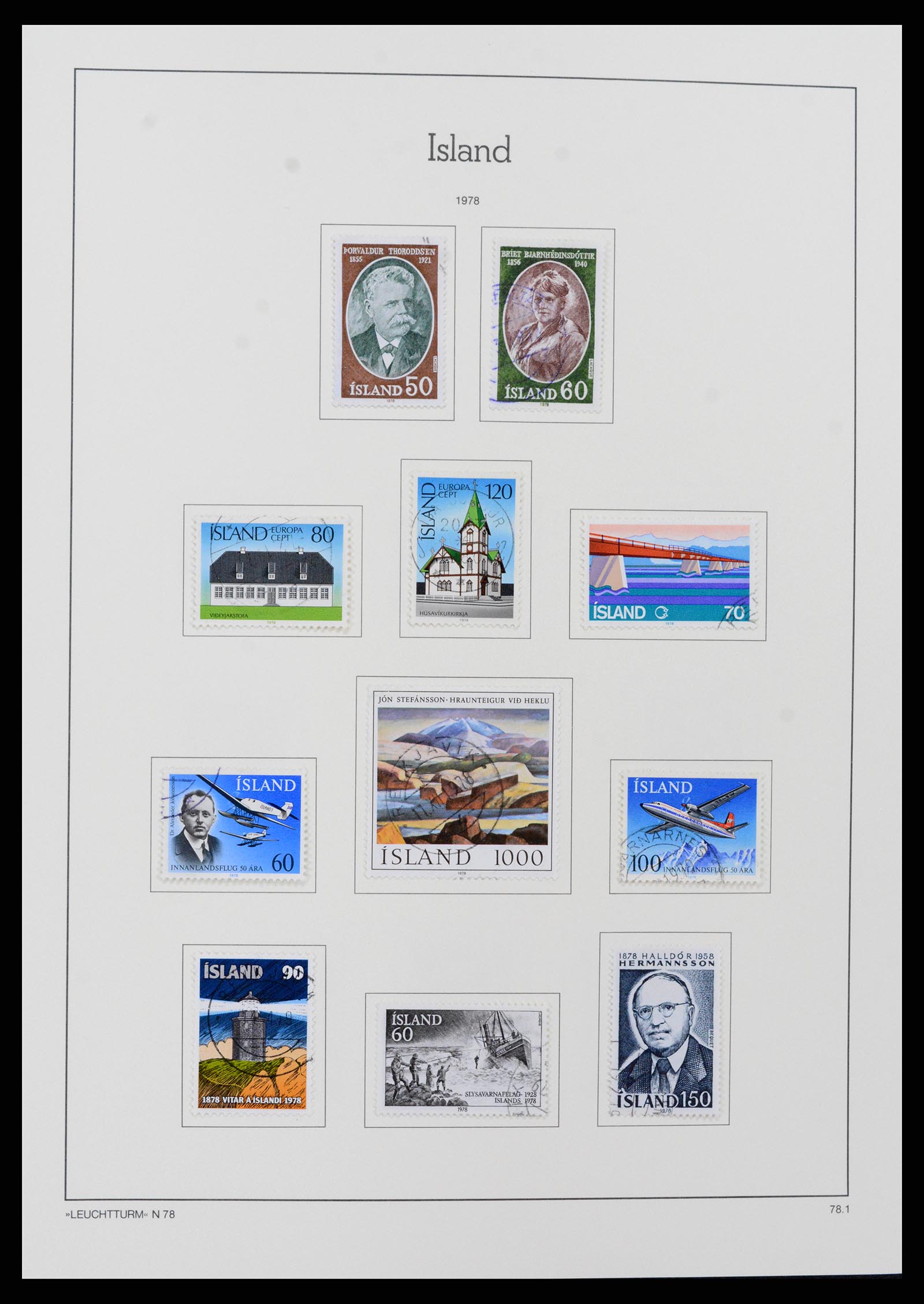 37401 051 - Stamp collection 37401 Iceland 1873-2002.