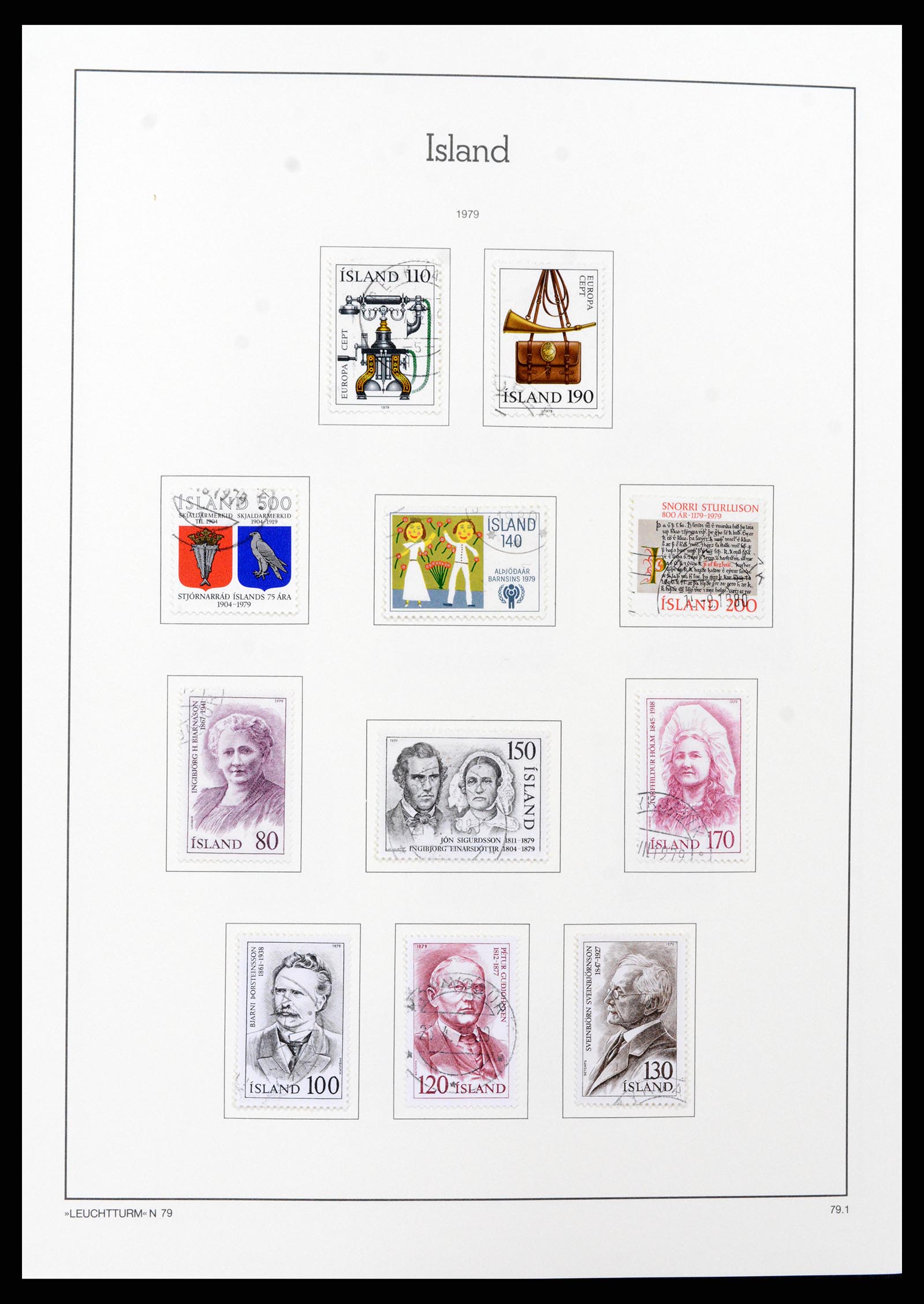 37401 052 - Postzegelverzameling 37401 IJsland 1873-2002.