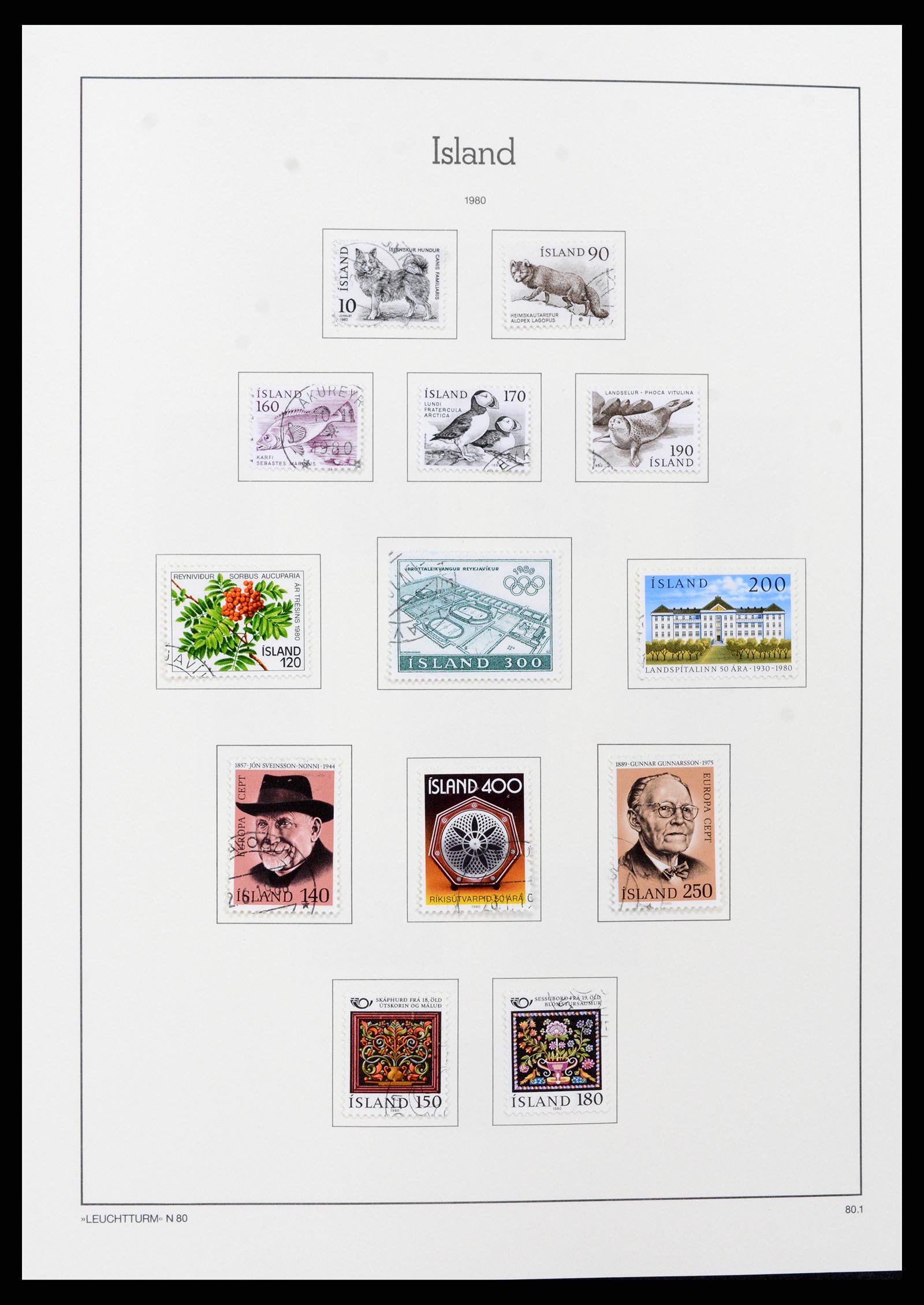 37401 053 - Postzegelverzameling 37401 IJsland 1873-2002.