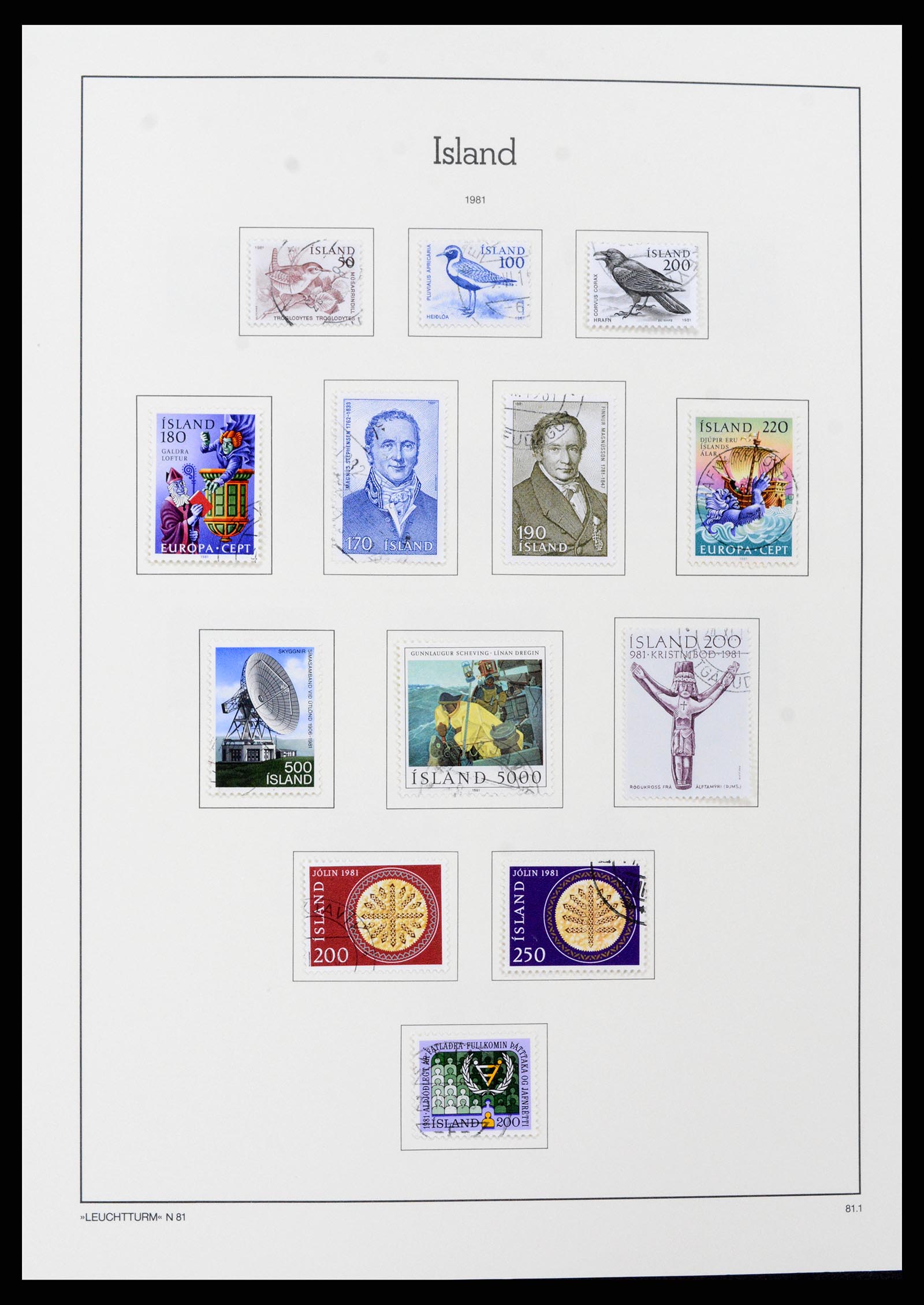 37401 054 - Postzegelverzameling 37401 IJsland 1873-2002.