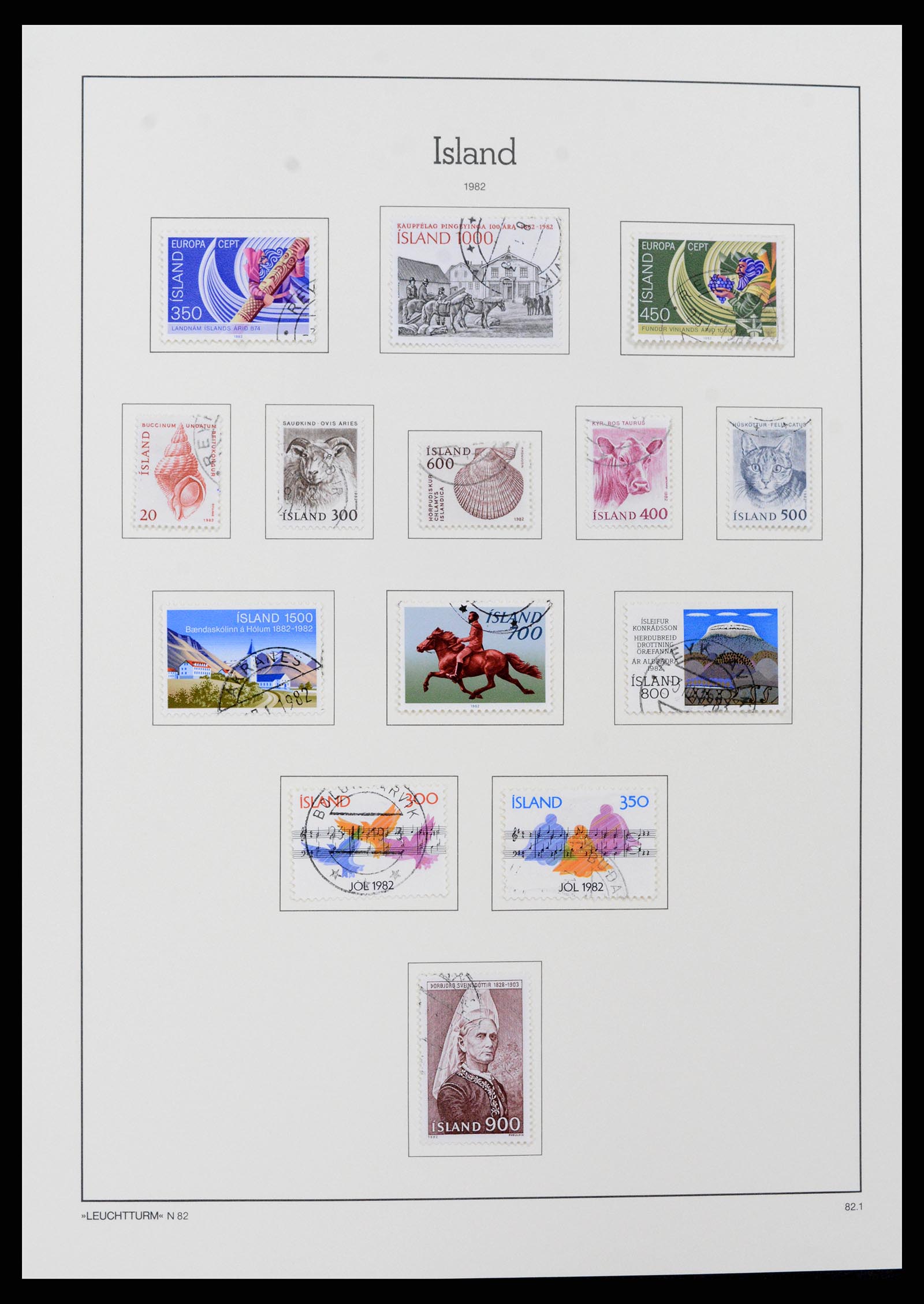 37401 055 - Stamp collection 37401 Iceland 1873-2002.