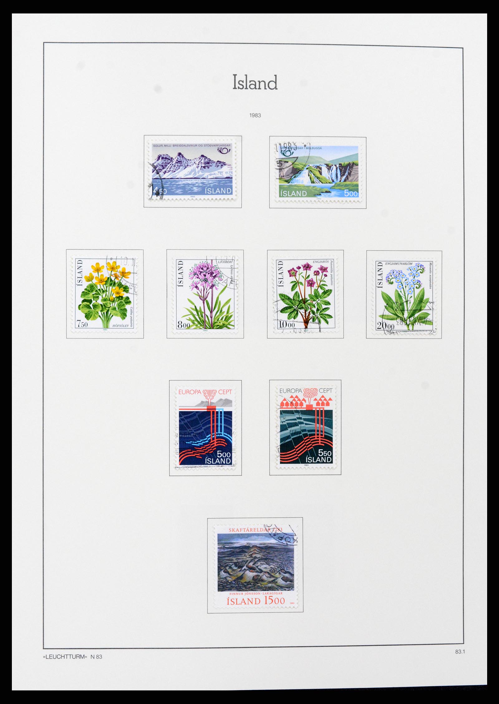 37401 057 - Postzegelverzameling 37401 IJsland 1873-2002.
