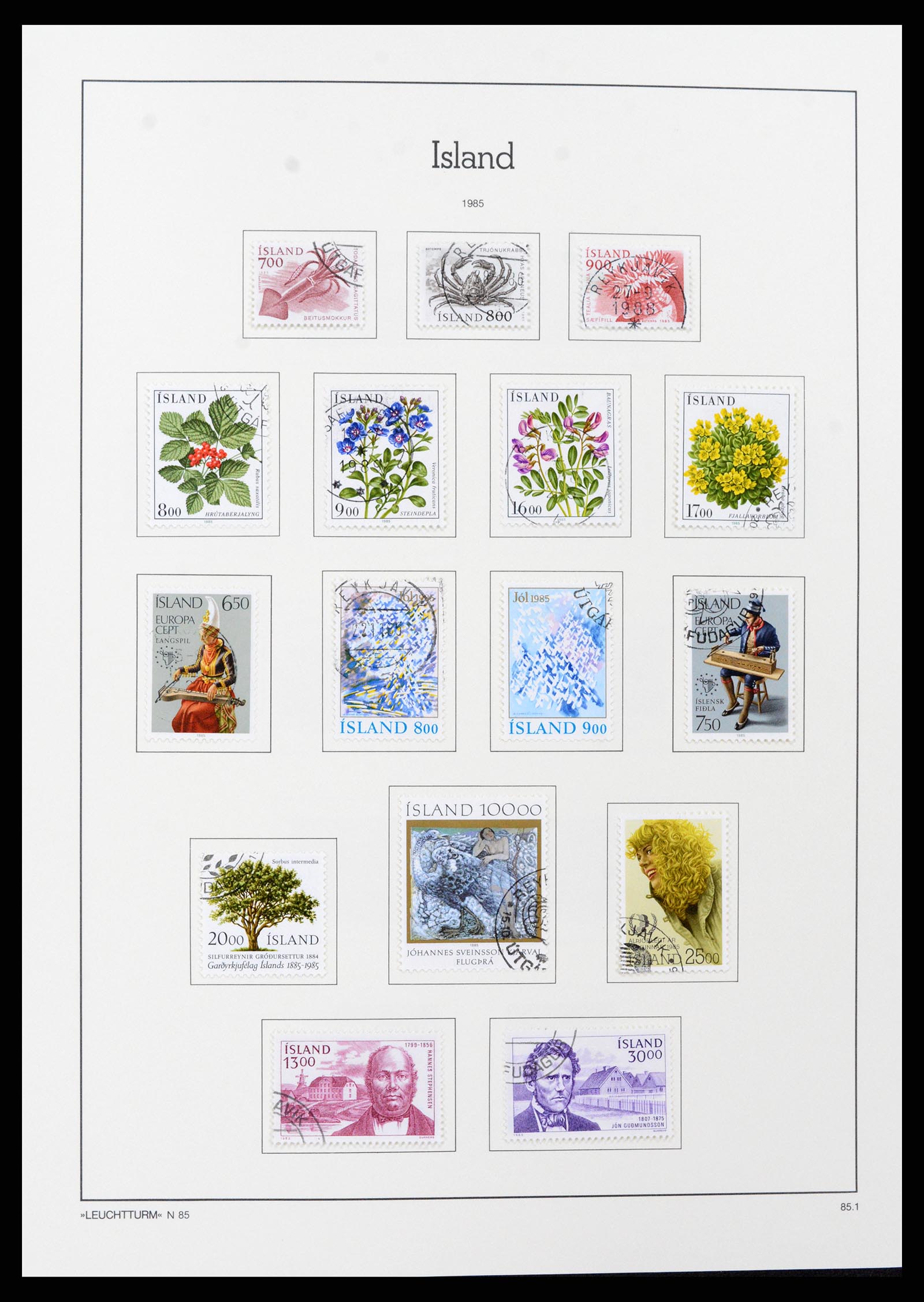 37401 062 - Stamp collection 37401 Iceland 1873-2002.