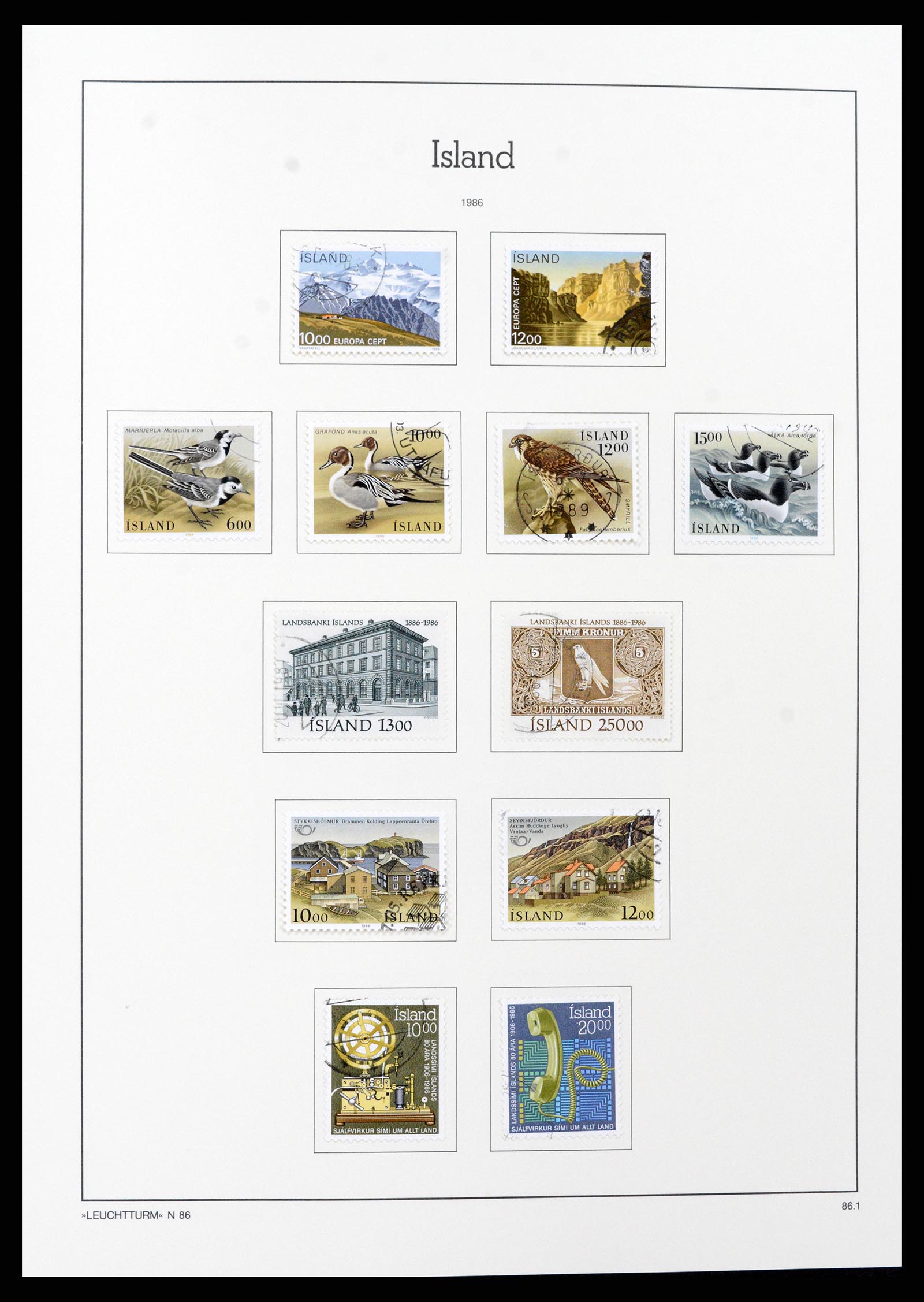 37401 063 - Stamp collection 37401 Iceland 1873-2002.