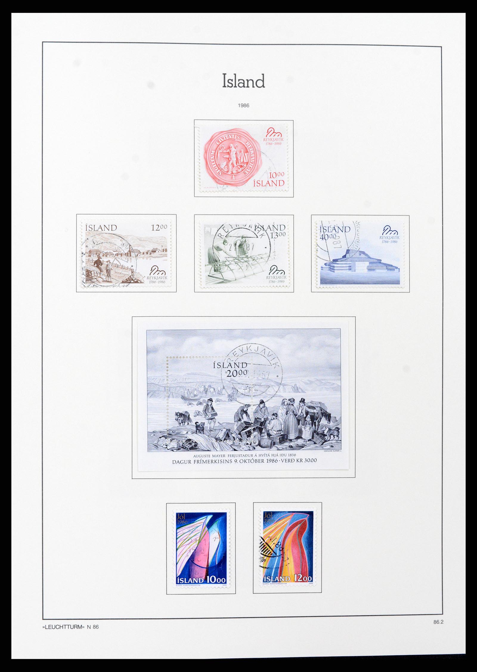 37401 064 - Stamp collection 37401 Iceland 1873-2002.
