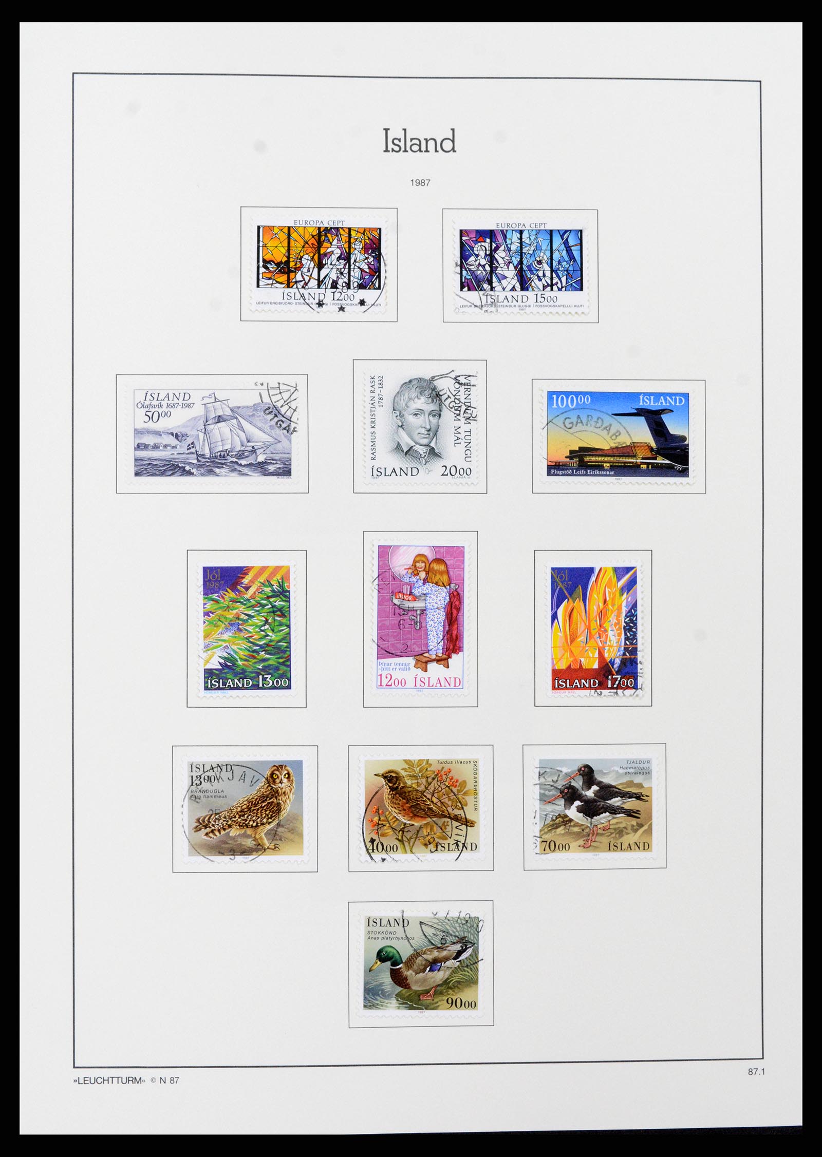 37401 065 - Stamp collection 37401 Iceland 1873-2002.
