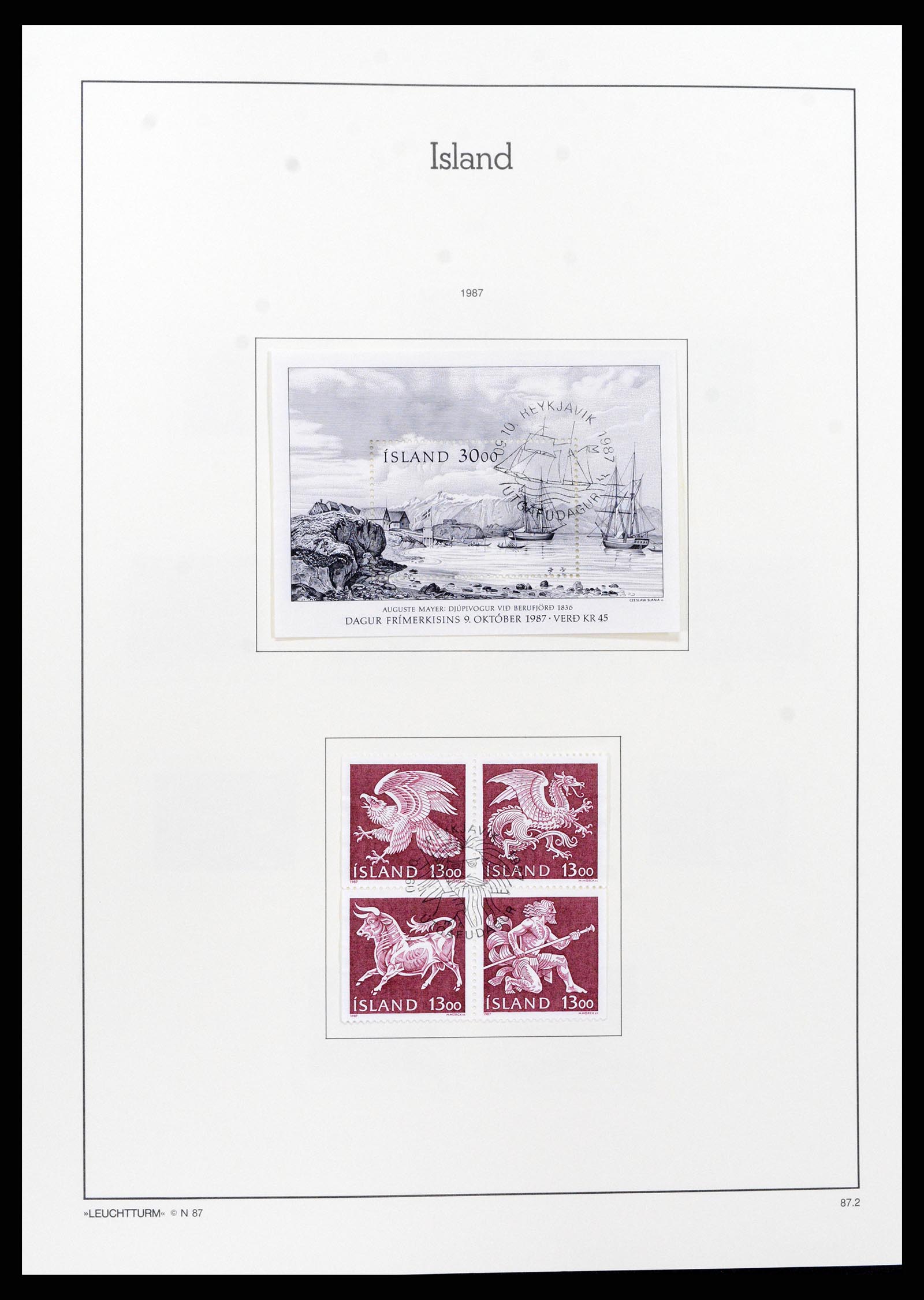 37401 066 - Stamp collection 37401 Iceland 1873-2002.