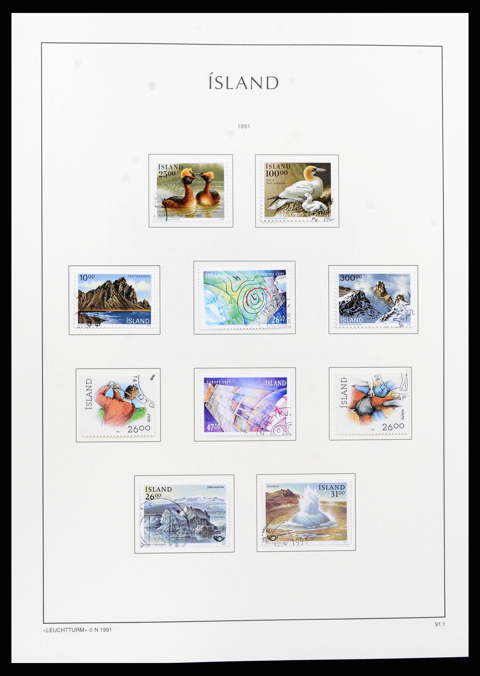 37401 074 - Stamp collection 37401 Iceland 1873-2002.