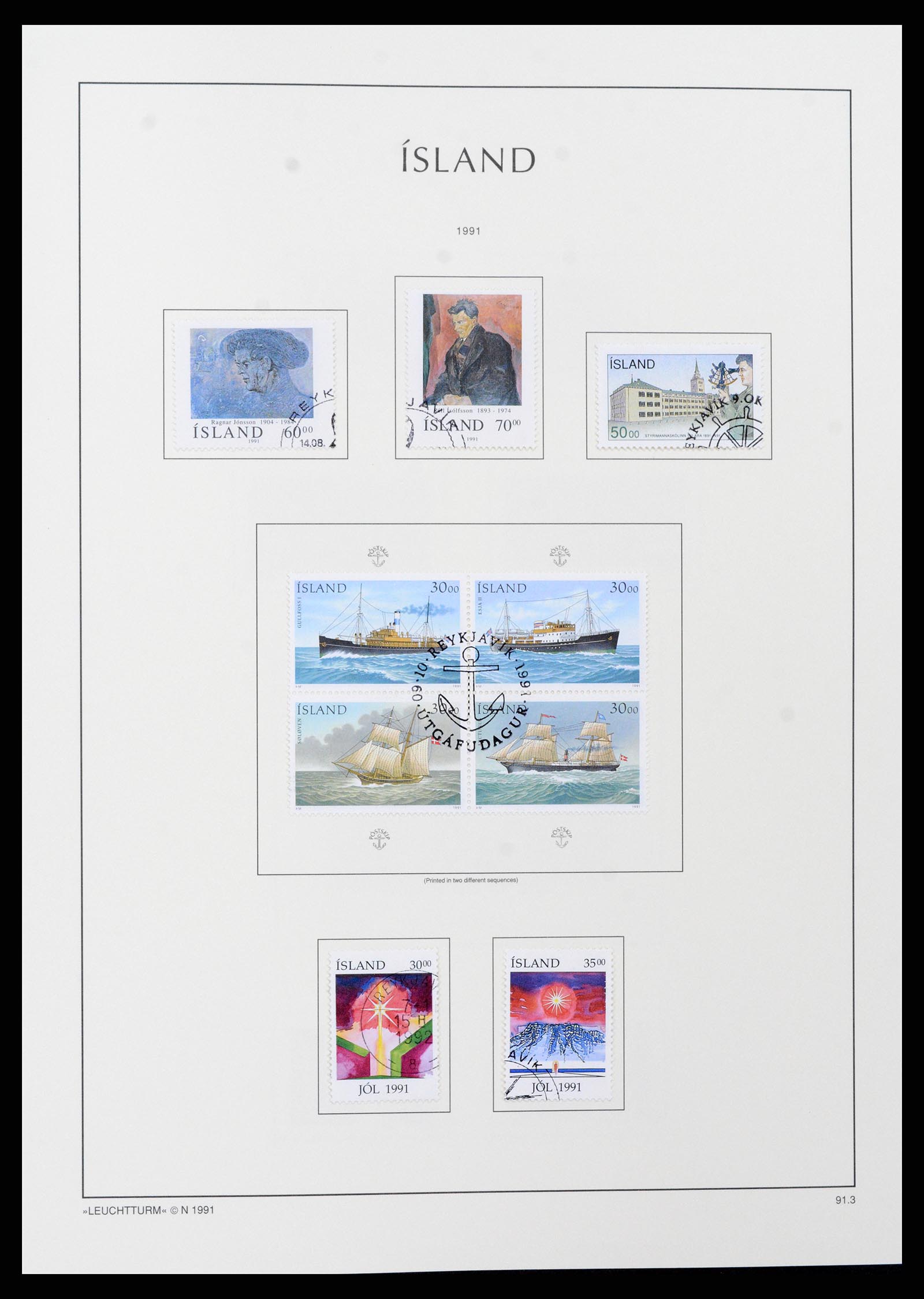 37401 076 - Stamp collection 37401 Iceland 1873-2002.