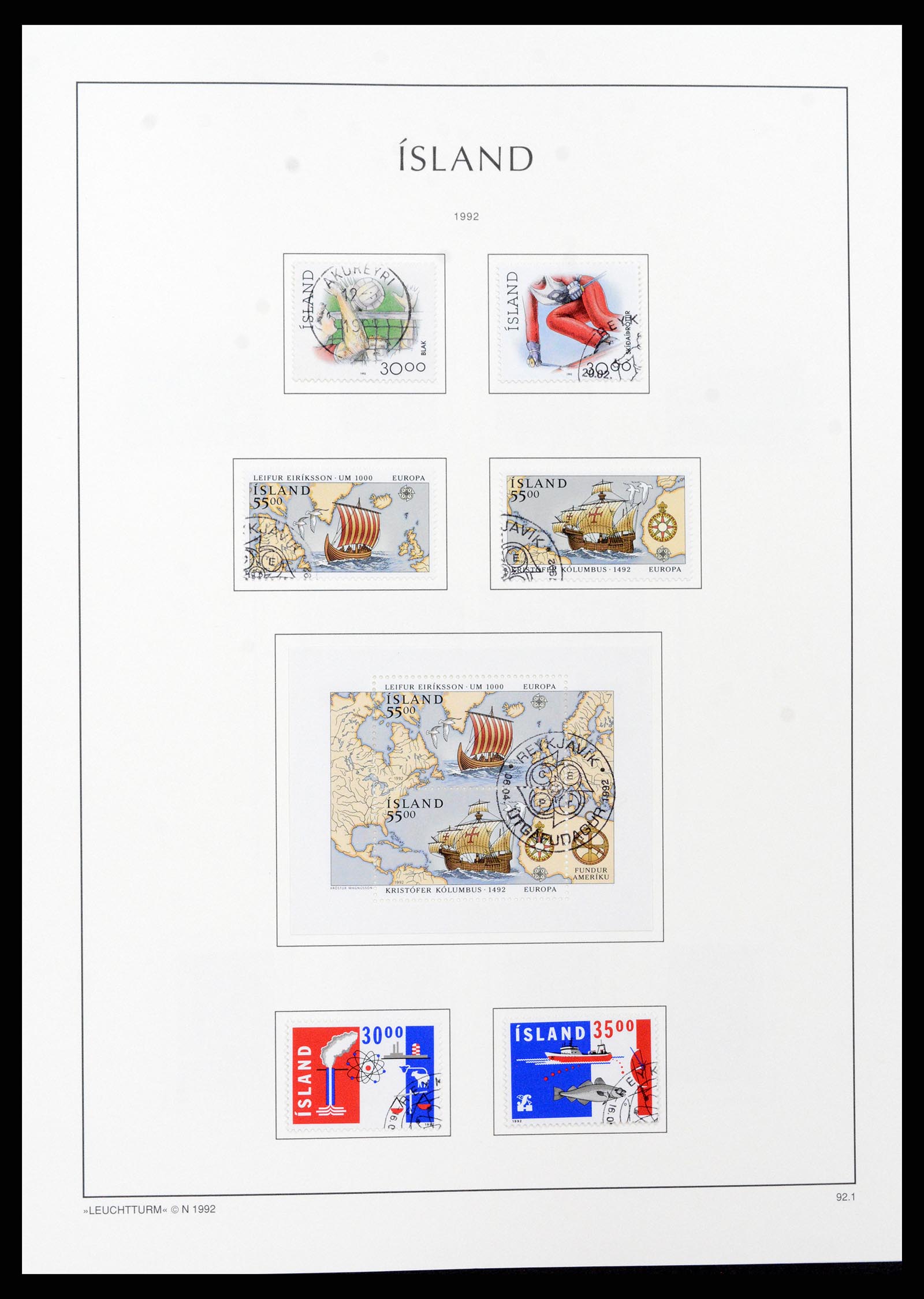 37401 077 - Stamp collection 37401 Iceland 1873-2002.