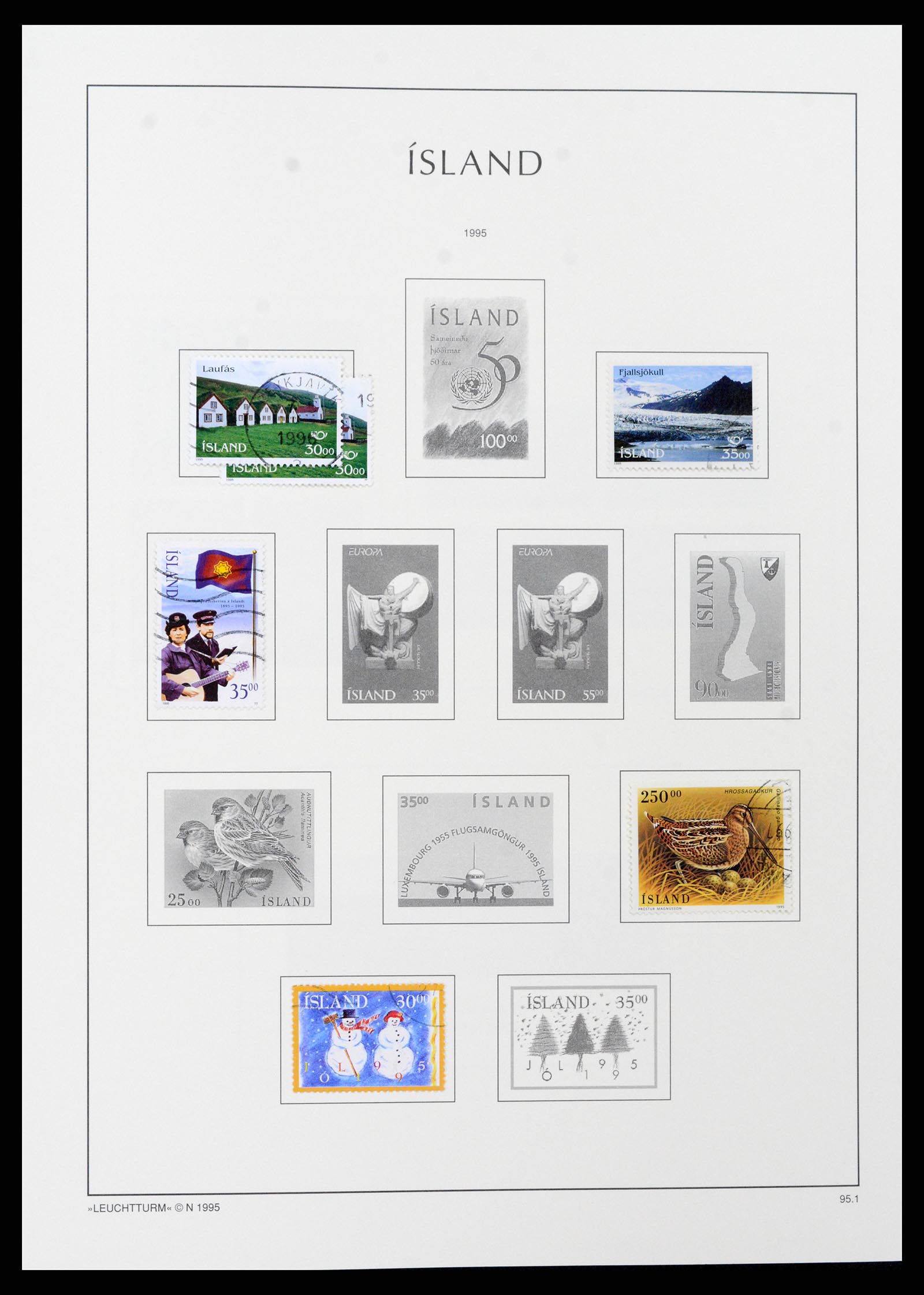 37401 084 - Postzegelverzameling 37401 IJsland 1873-2002.