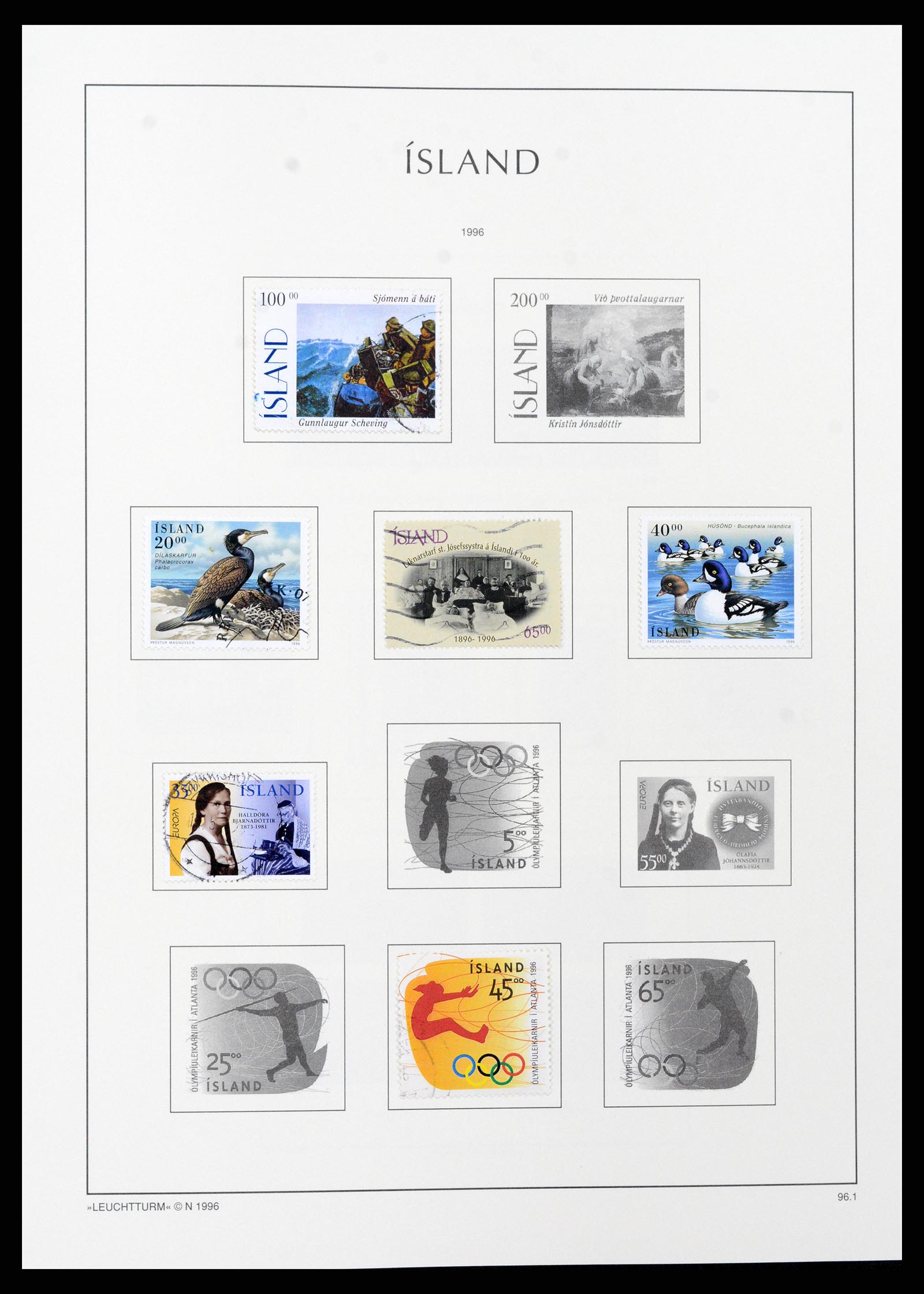 37401 086 - Stamp collection 37401 Iceland 1873-2002.