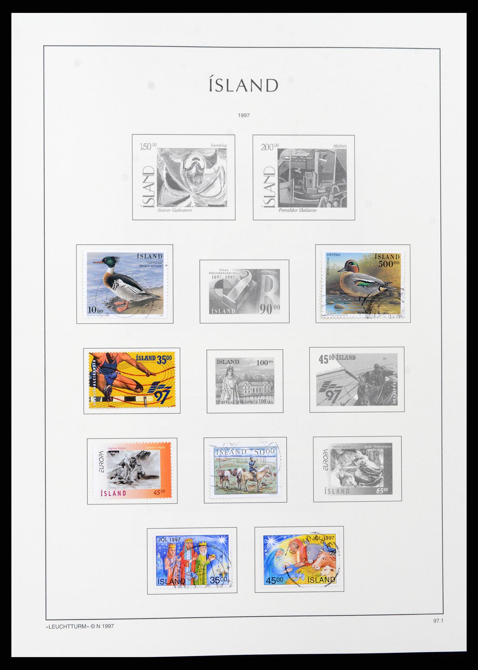 37401 088 - Postzegelverzameling 37401 IJsland 1873-2002.