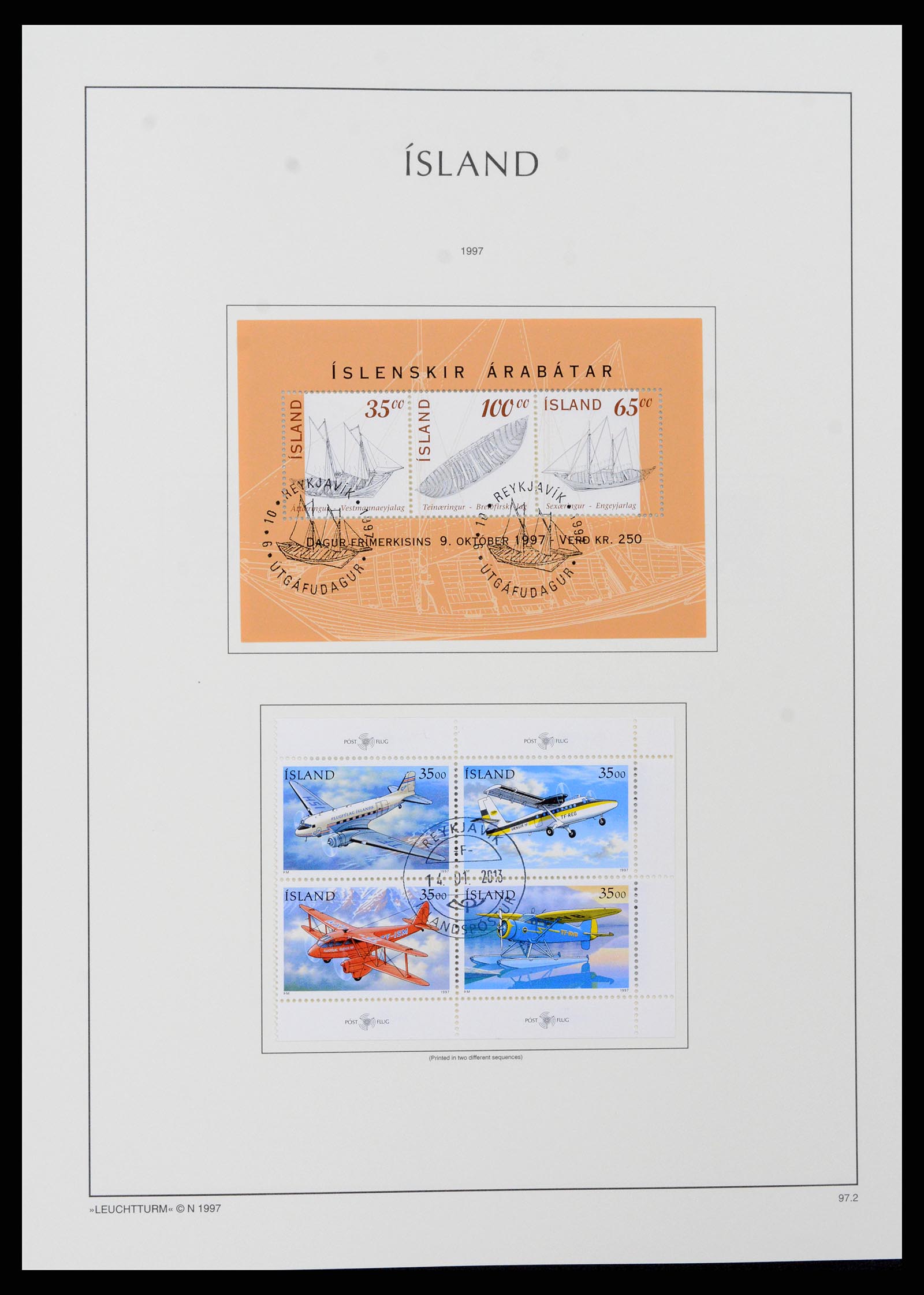 37401 089 - Postzegelverzameling 37401 IJsland 1873-2002.