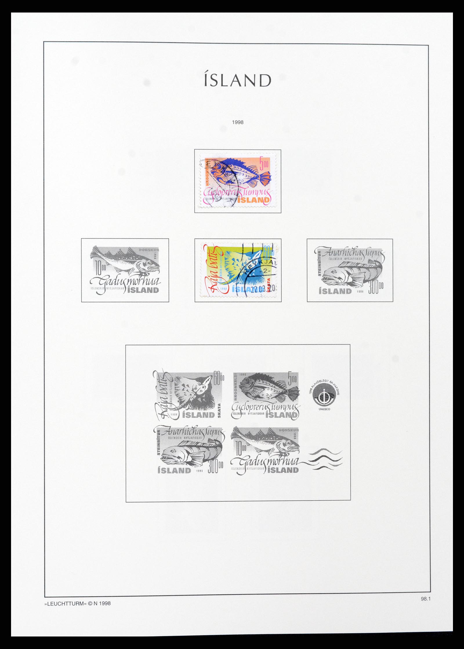 37401 090 - Postzegelverzameling 37401 IJsland 1873-2002.