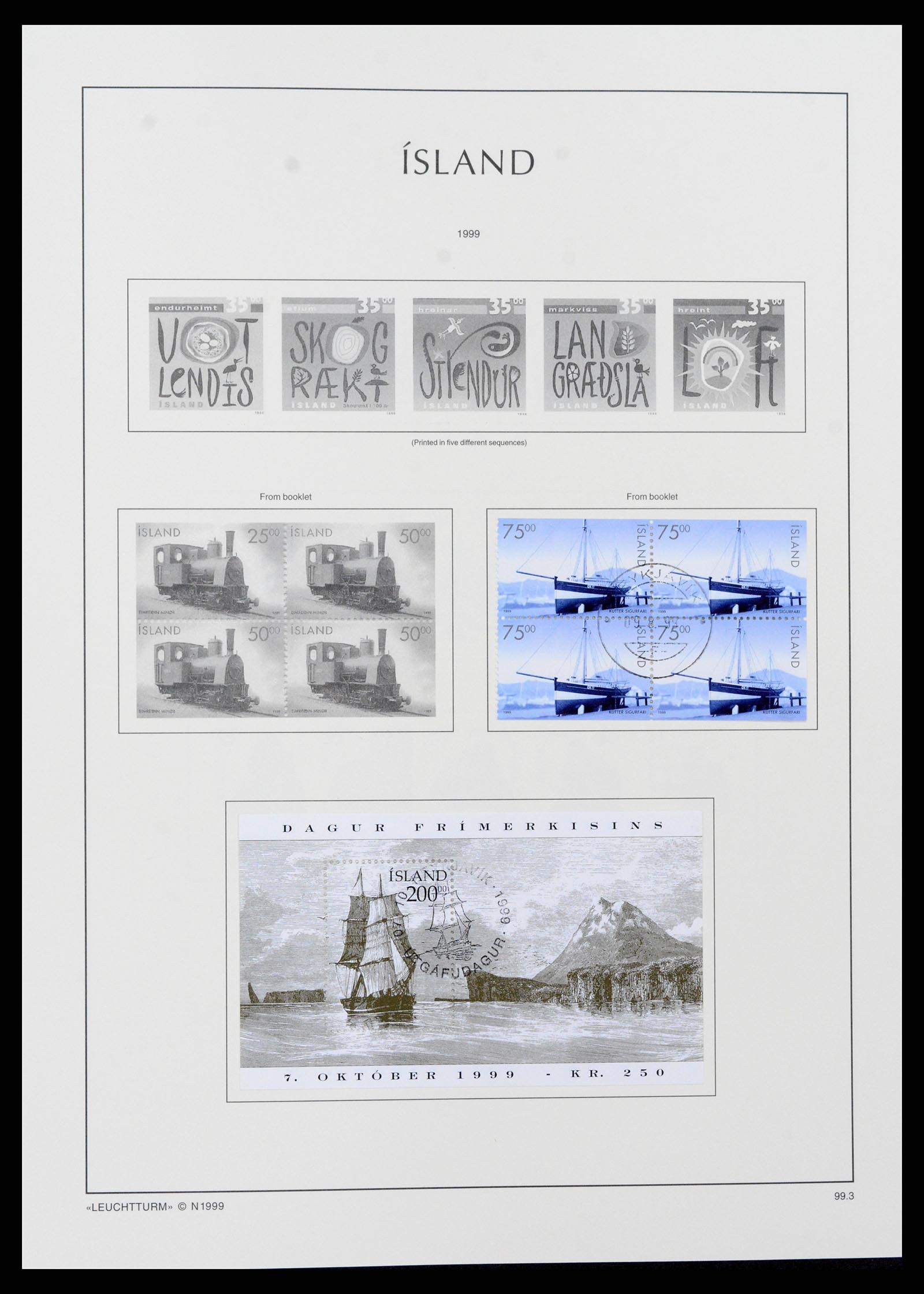 37401 094 - Postzegelverzameling 37401 IJsland 1873-2002.