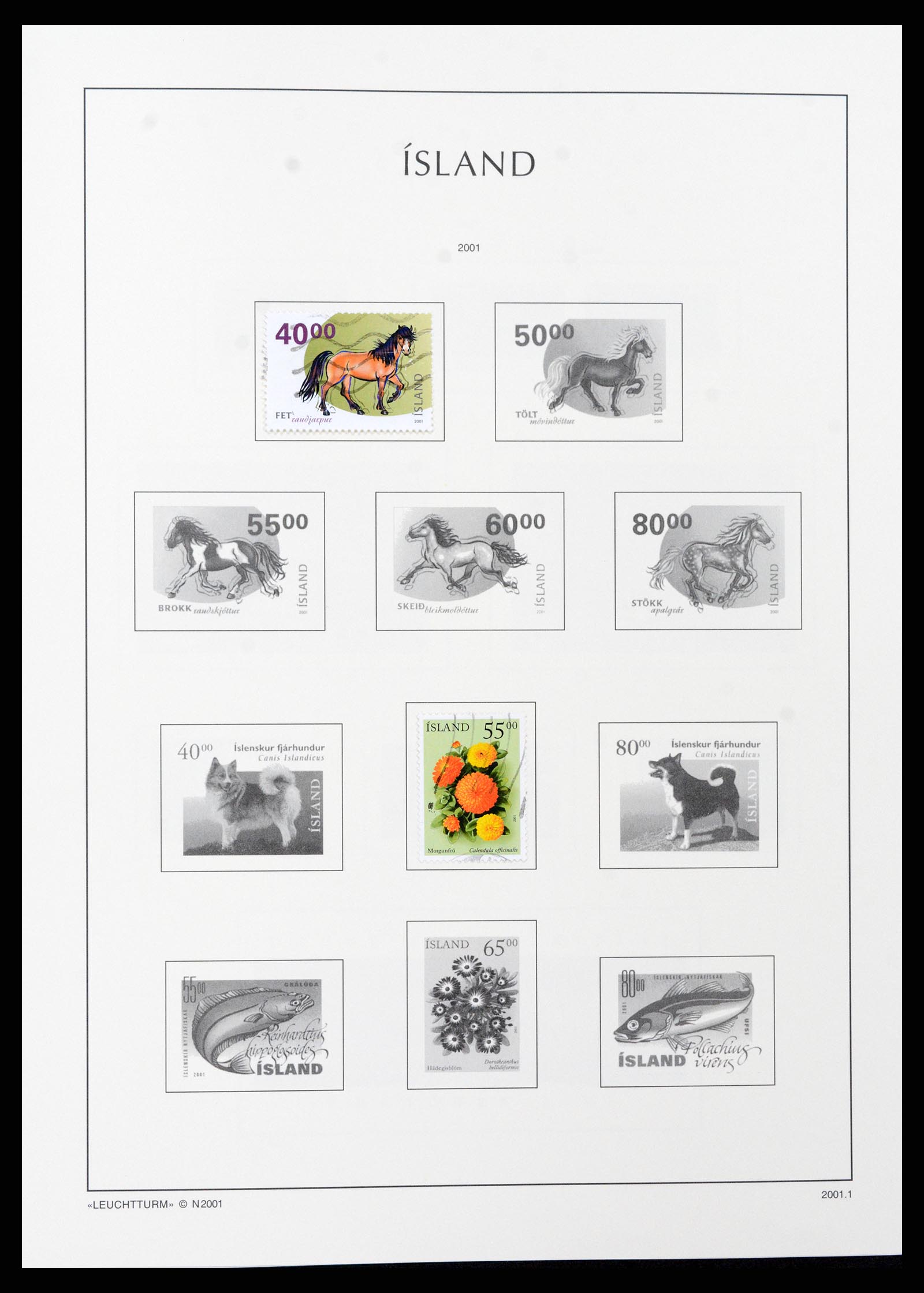 37401 098 - Postzegelverzameling 37401 IJsland 1873-2002.