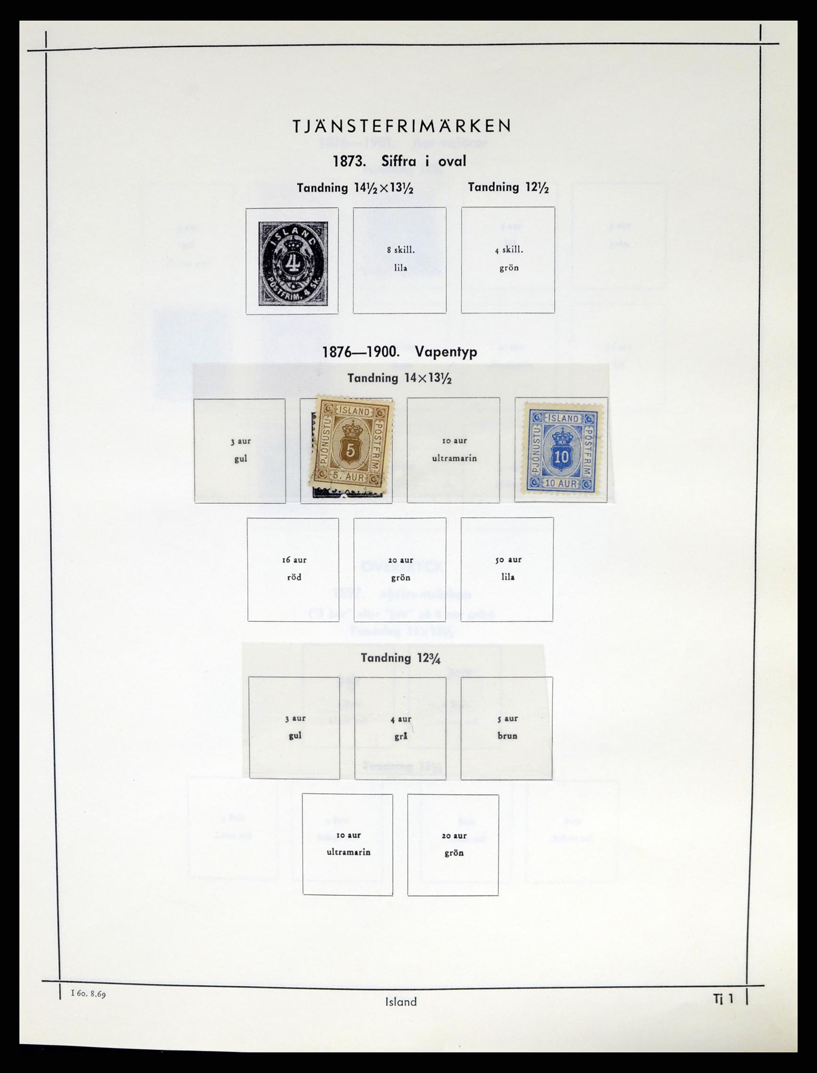 37402 002 - Postzegelverzameling 37402 IJsland 1876-2013.