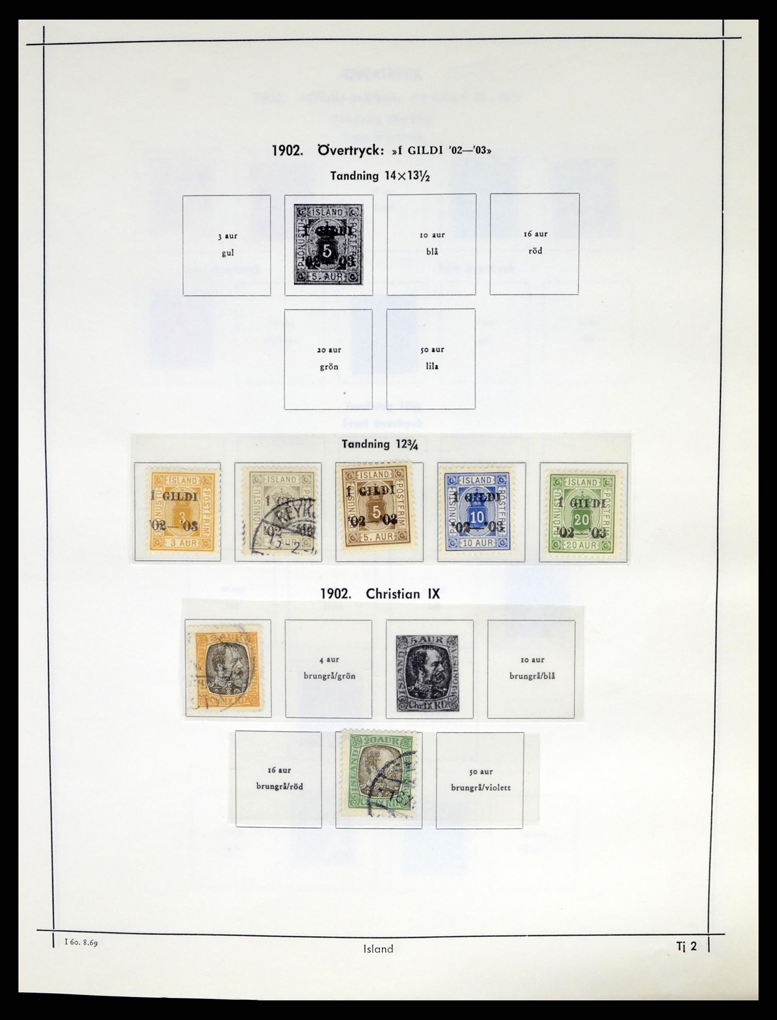 37402 004 - Postzegelverzameling 37402 IJsland 1876-2013.
