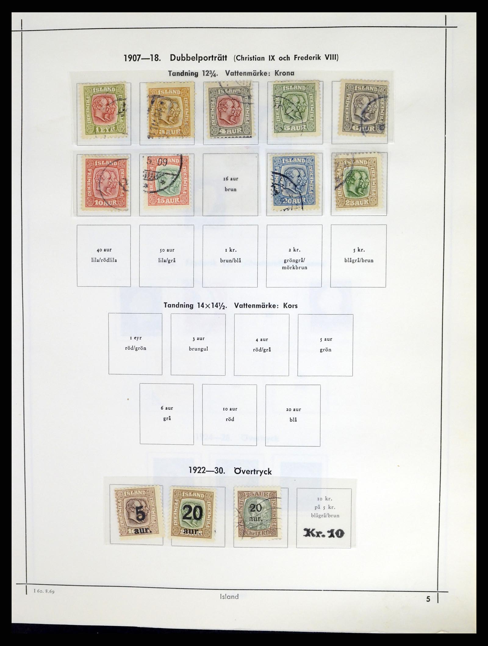 37402 008 - Postzegelverzameling 37402 IJsland 1876-2013.