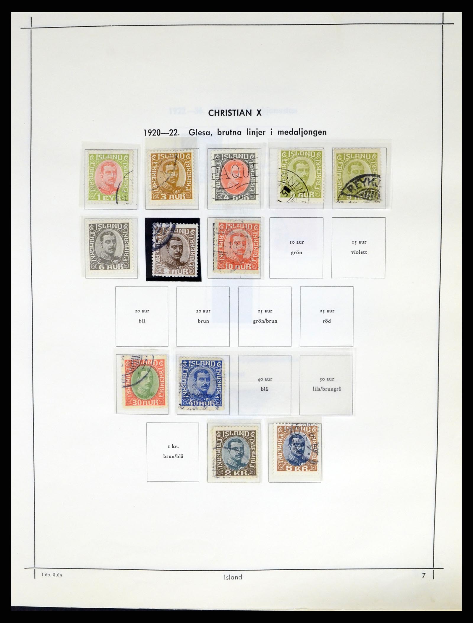 37402 010 - Postzegelverzameling 37402 IJsland 1876-2013.
