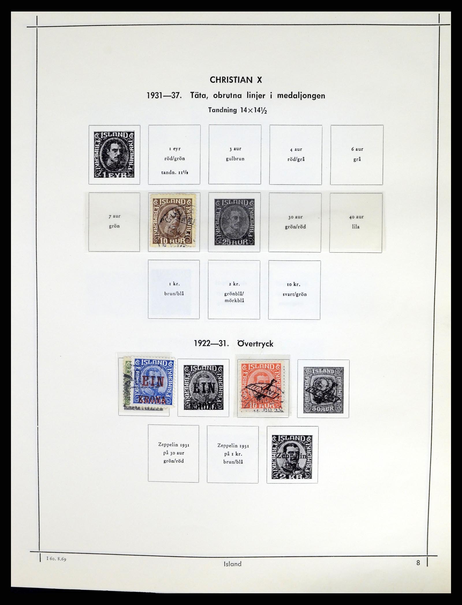 37402 013 - Postzegelverzameling 37402 IJsland 1876-2013.