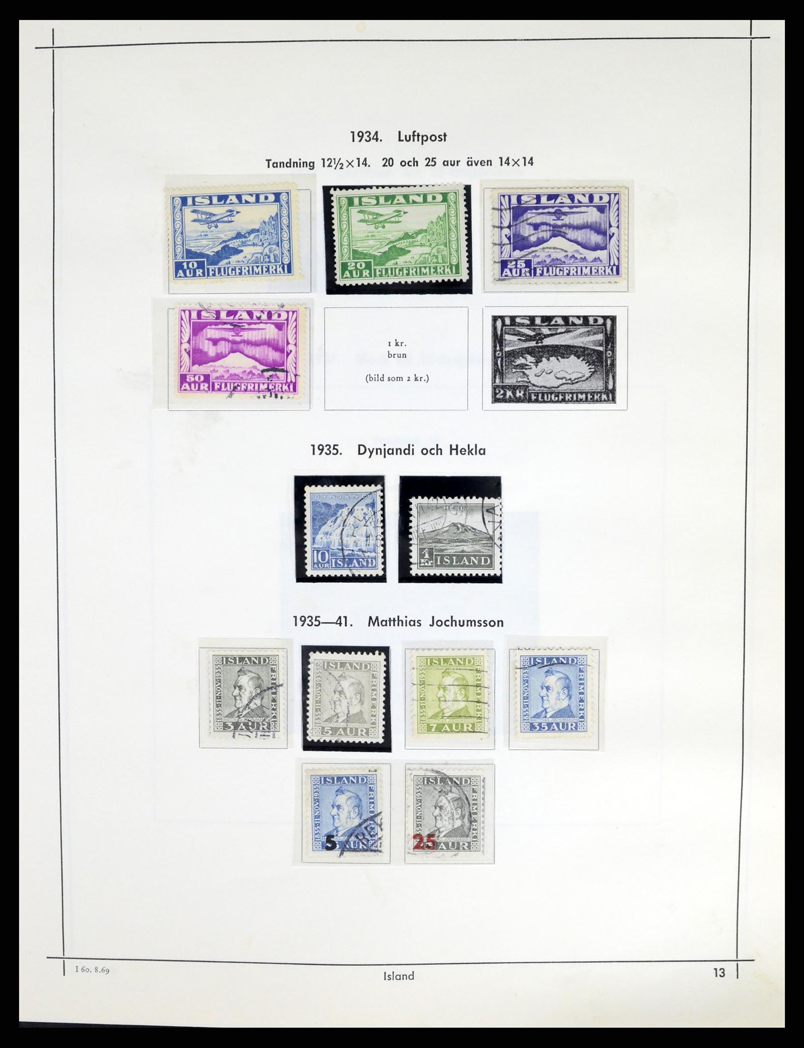 37402 017 - Postzegelverzameling 37402 IJsland 1876-2013.
