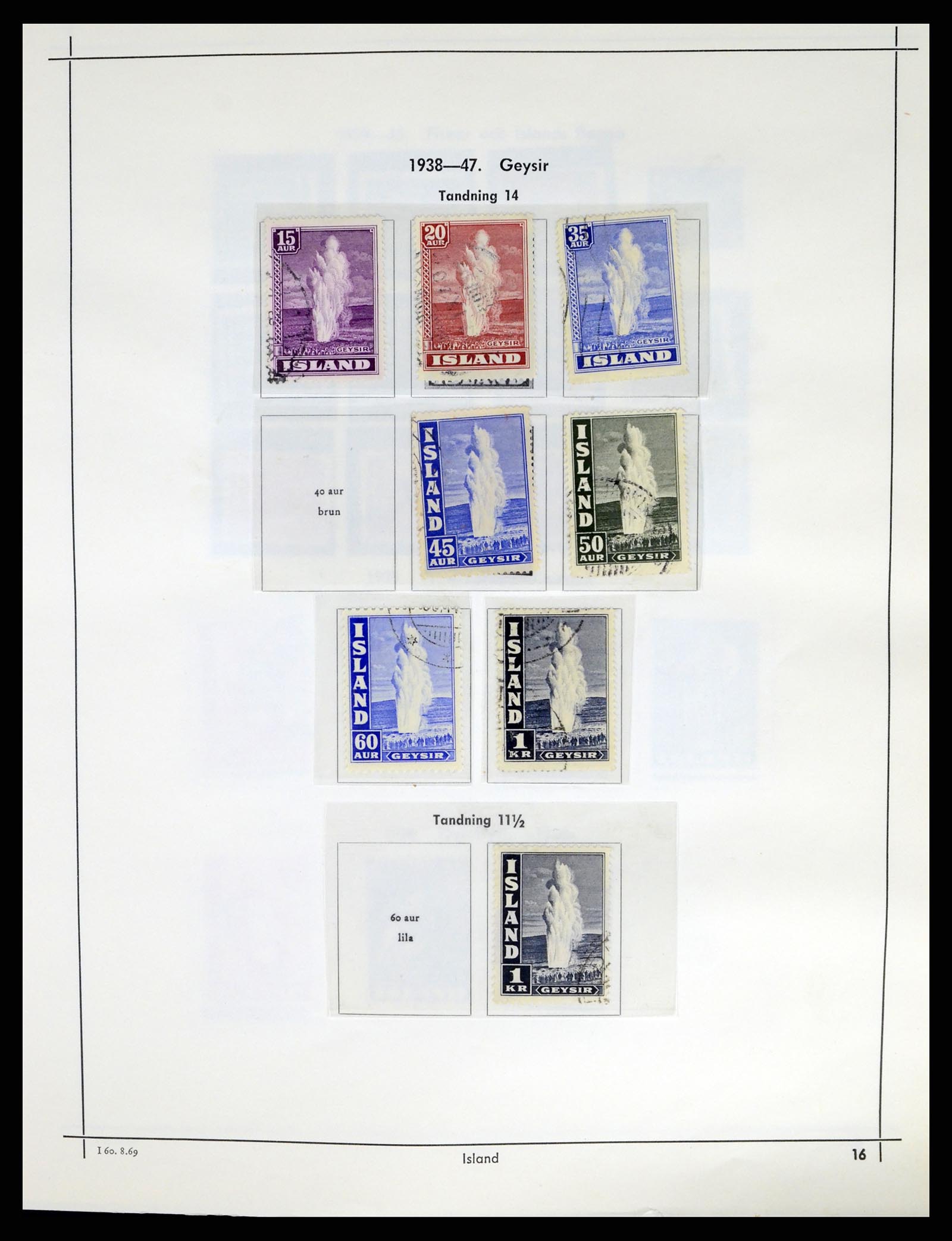 37402 019 - Stamp collection 37402 Iceland 1876-2013.