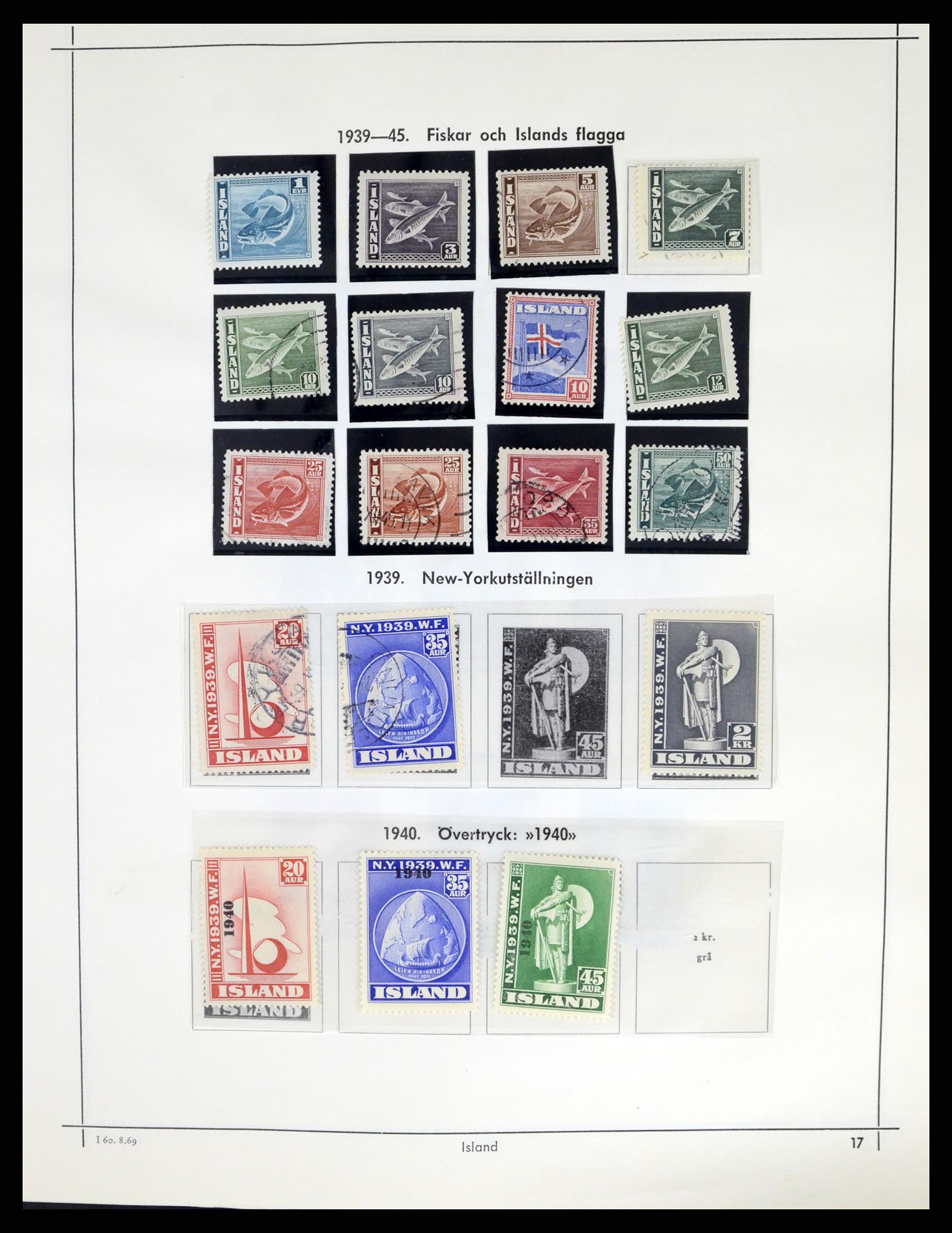 37402 020 - Postzegelverzameling 37402 IJsland 1876-2013.