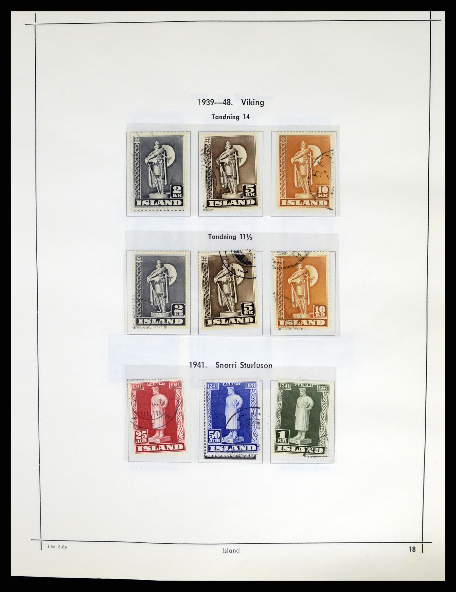 37402 021 - Stamp collection 37402 Iceland 1876-2013.