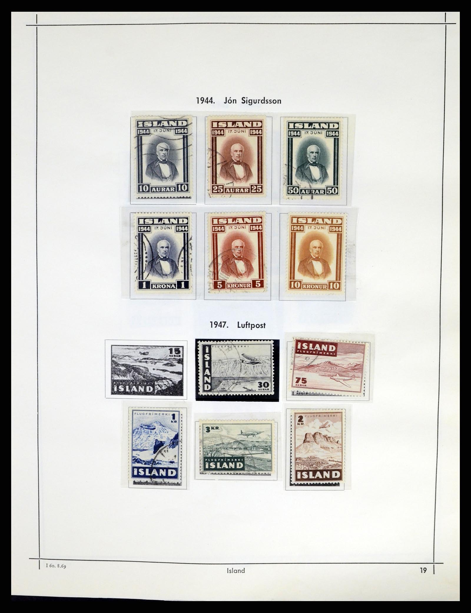 37402 022 - Stamp collection 37402 Iceland 1876-2013.