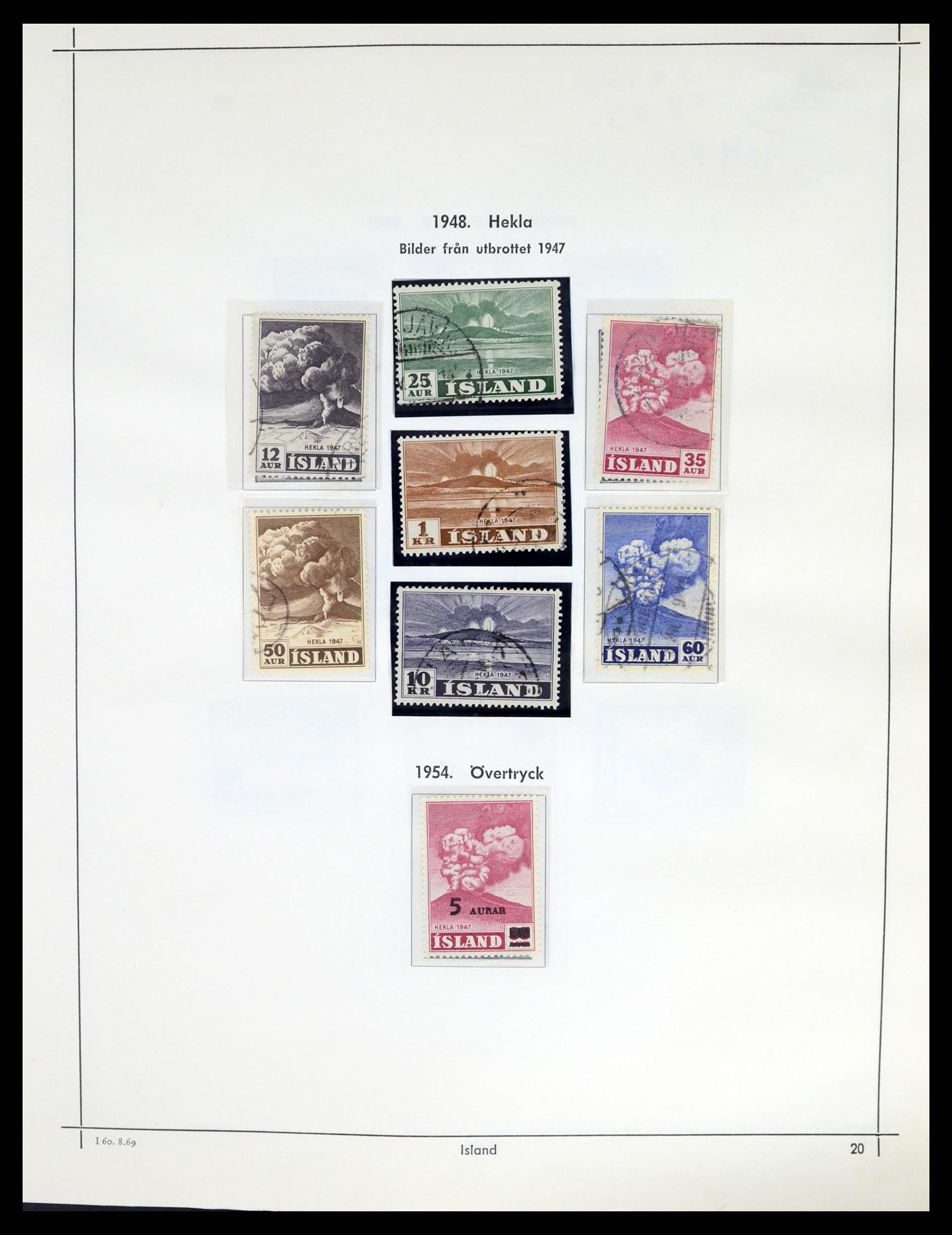 37402 023 - Postzegelverzameling 37402 IJsland 1876-2013.