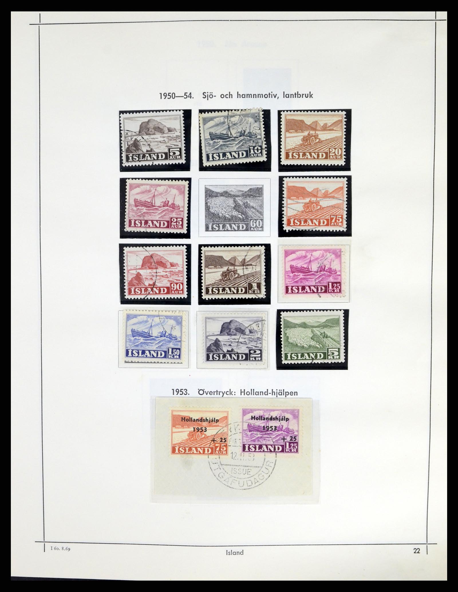 37402 025 - Stamp collection 37402 Iceland 1876-2013.