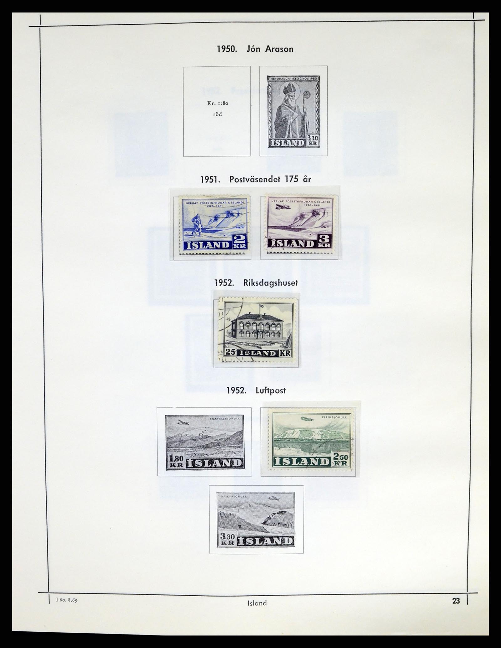 37402 026 - Postzegelverzameling 37402 IJsland 1876-2013.