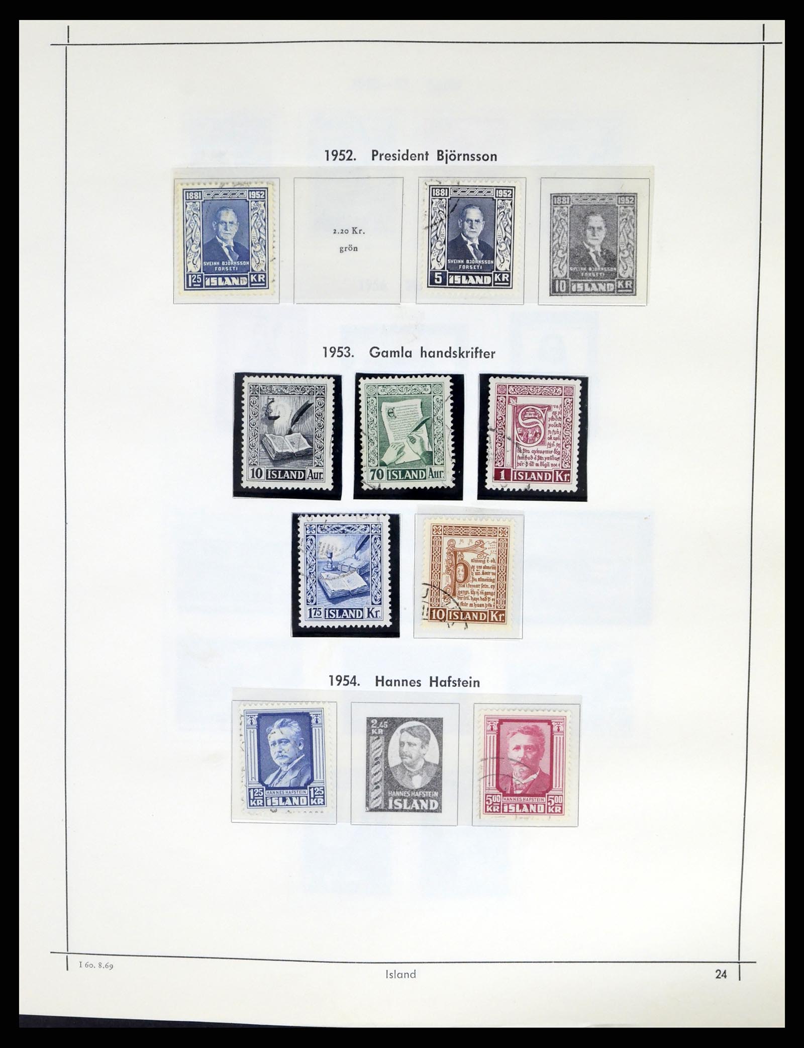 37402 027 - Postzegelverzameling 37402 IJsland 1876-2013.