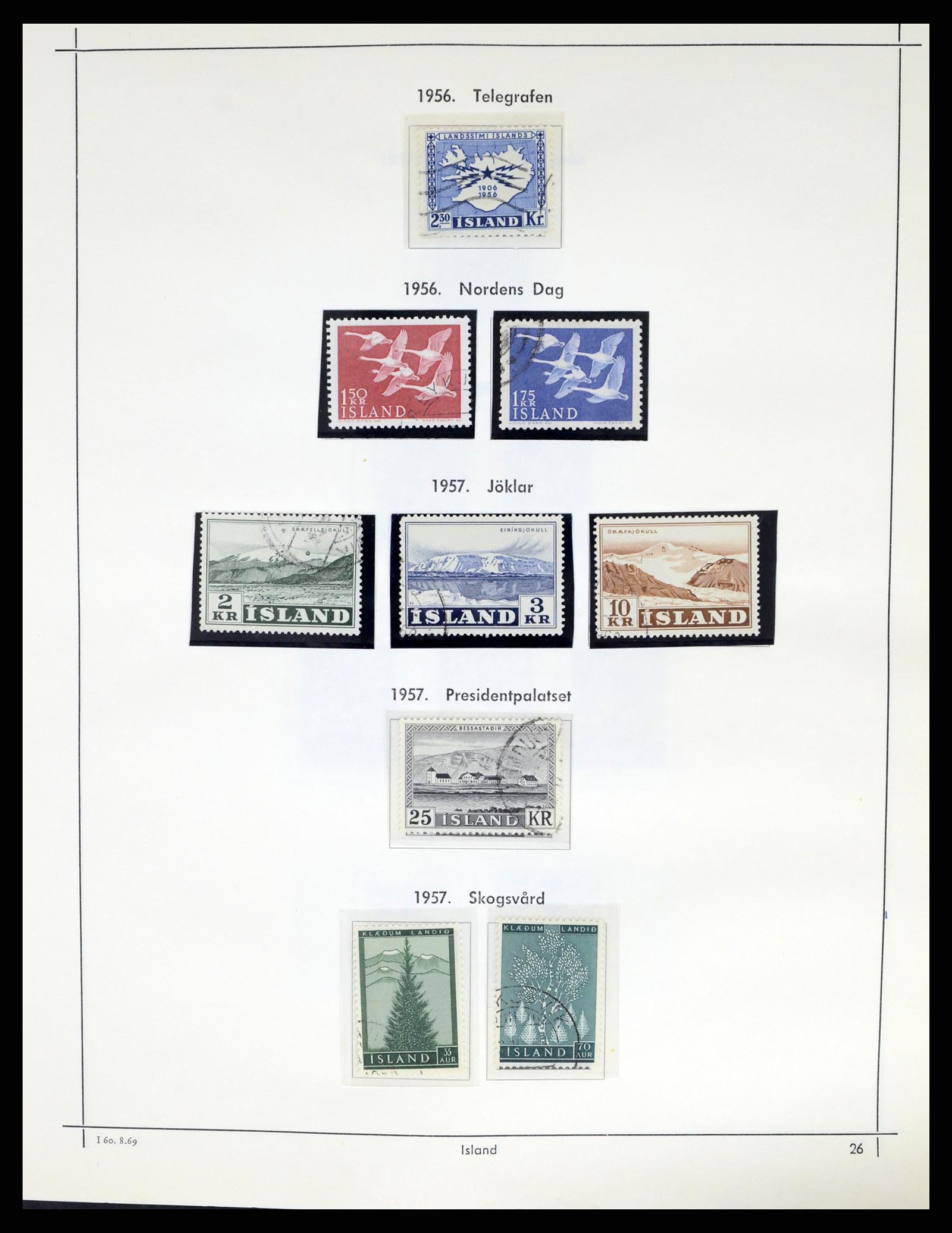 37402 029 - Postzegelverzameling 37402 IJsland 1876-2013.