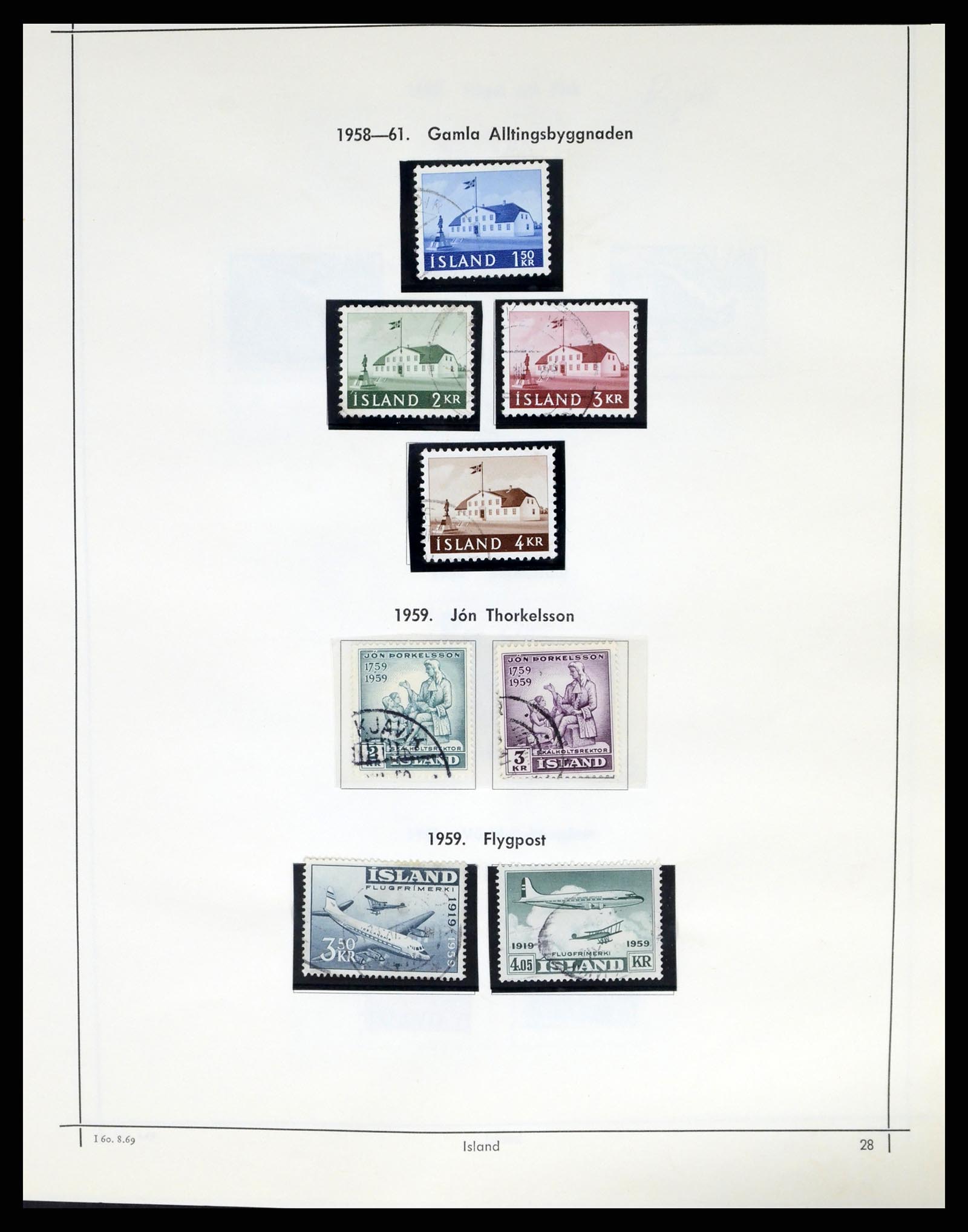 37402 031 - Postzegelverzameling 37402 IJsland 1876-2013.