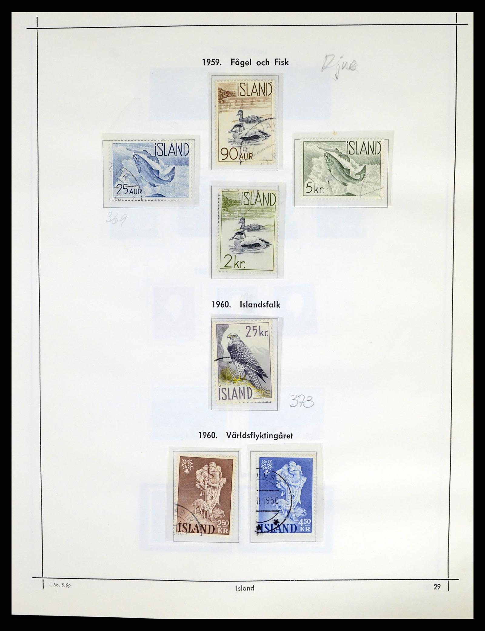 37402 032 - Postzegelverzameling 37402 IJsland 1876-2013.