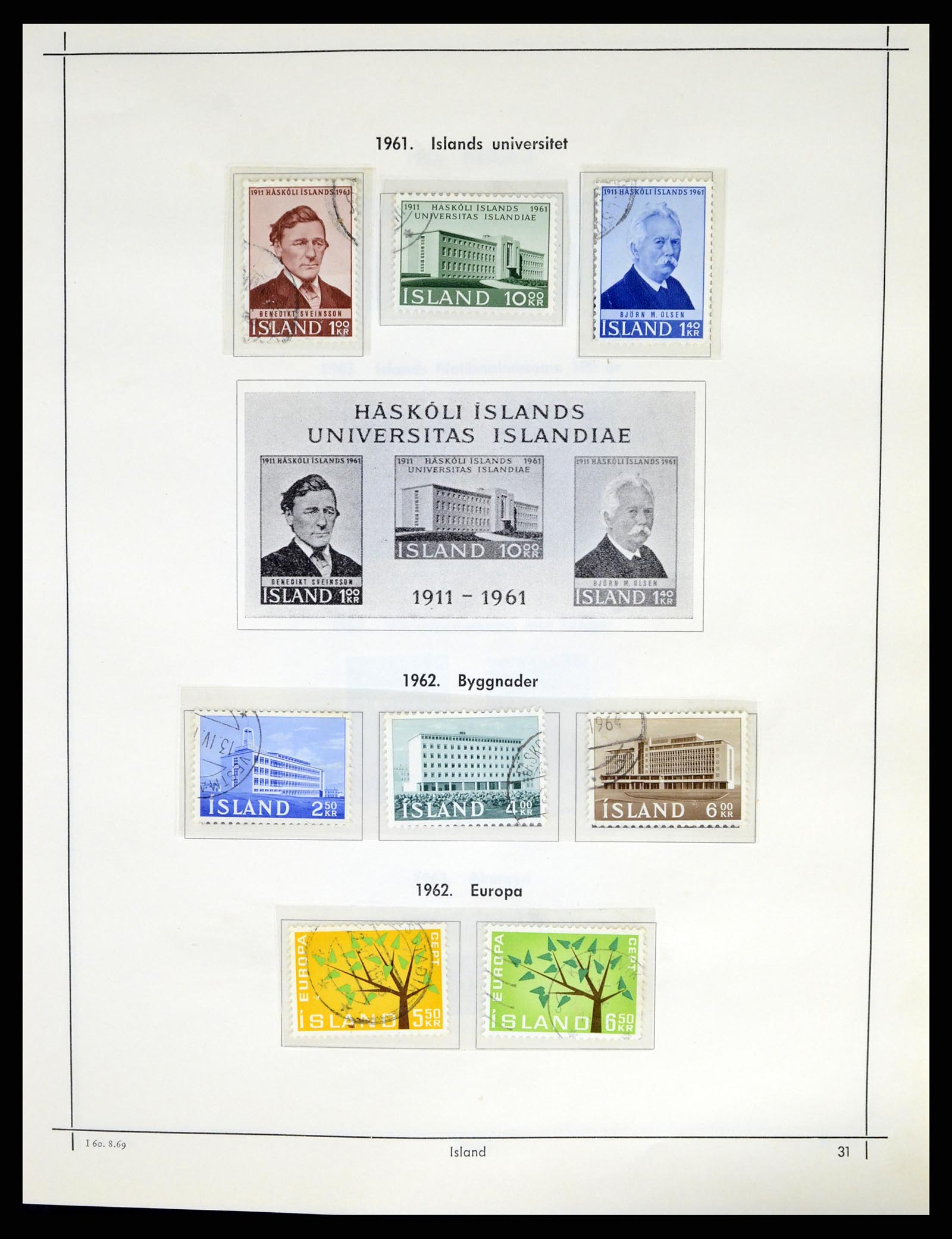 37402 034 - Postzegelverzameling 37402 IJsland 1876-2013.