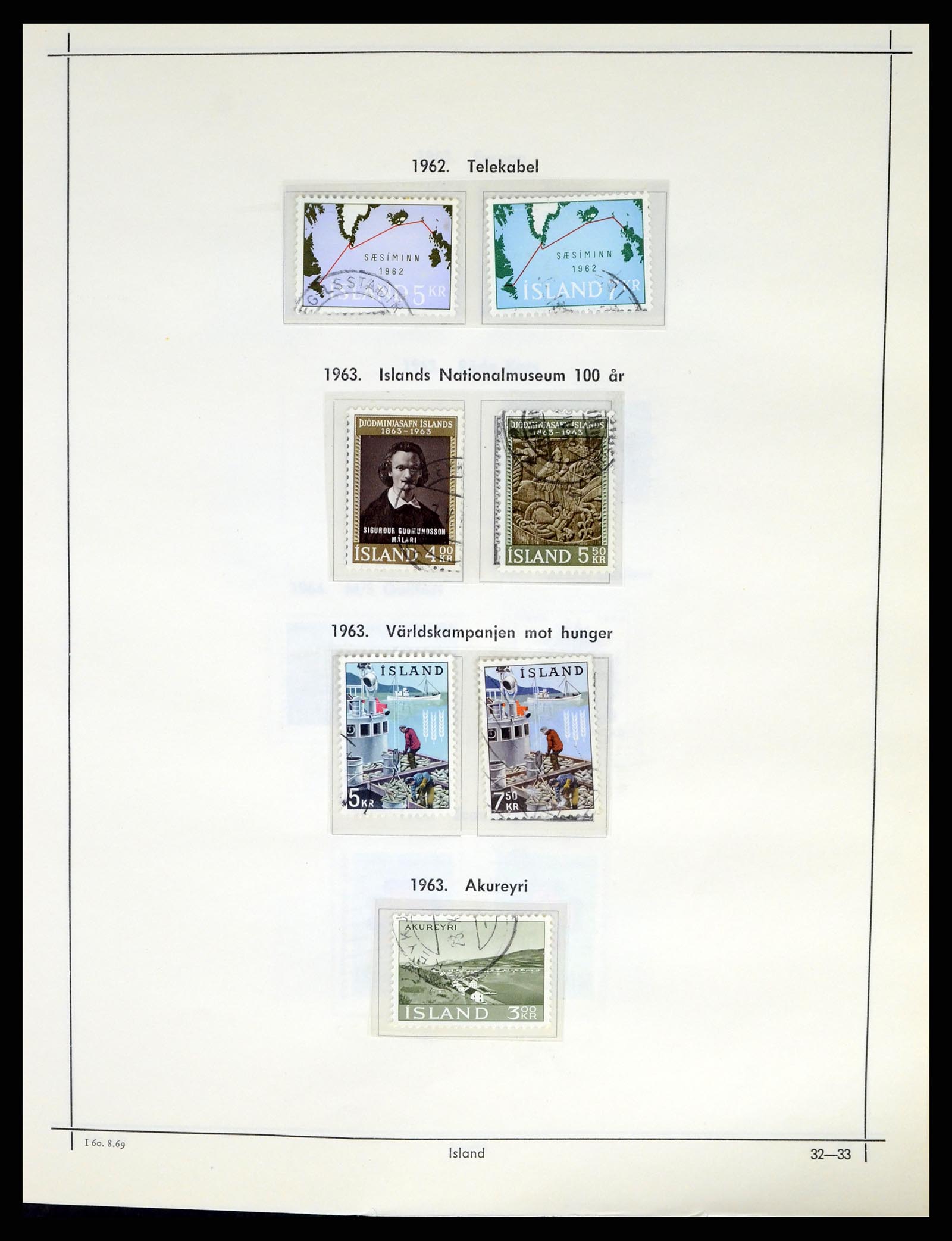 37402 035 - Postzegelverzameling 37402 IJsland 1876-2013.