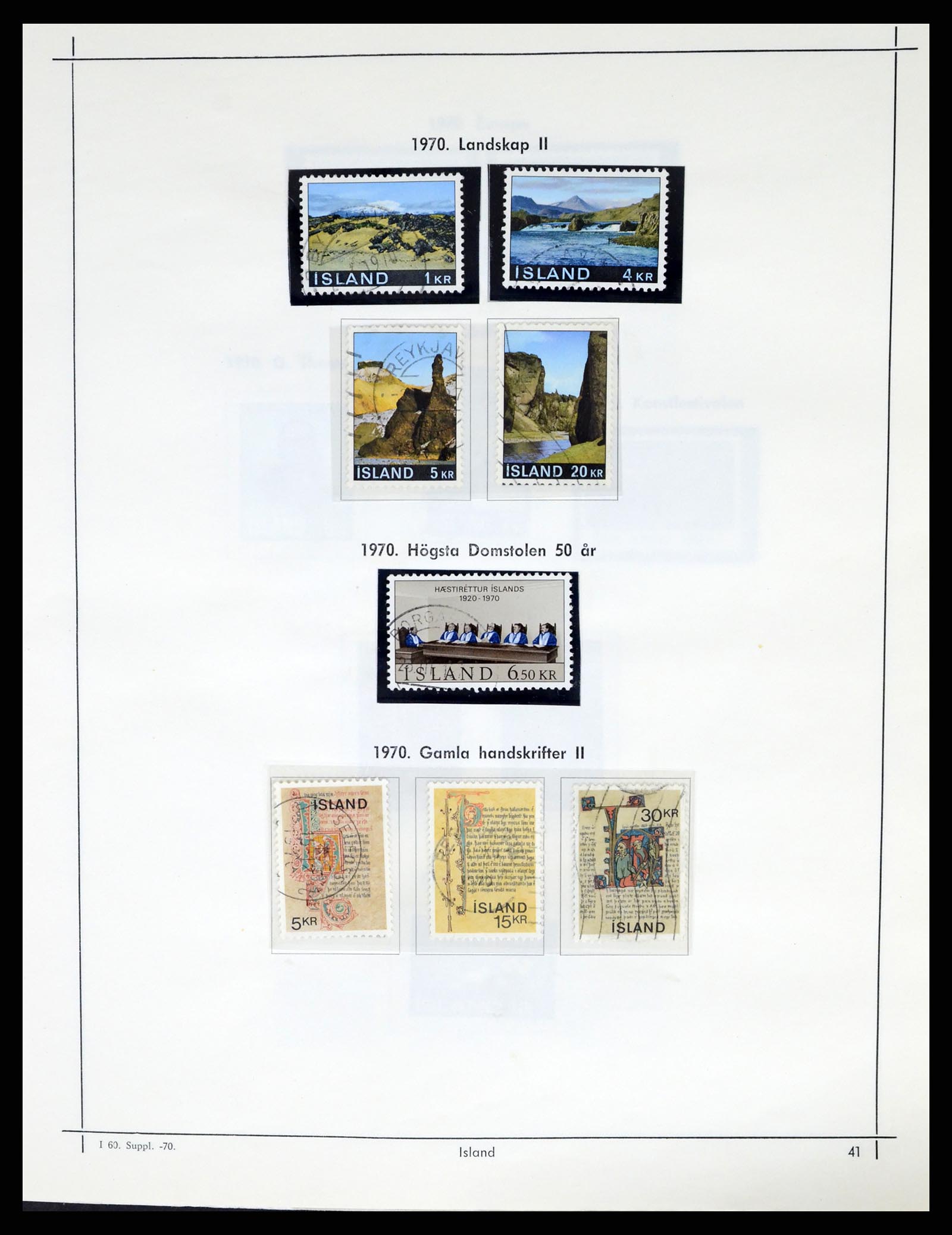 37402 043 - Postzegelverzameling 37402 IJsland 1876-2013.