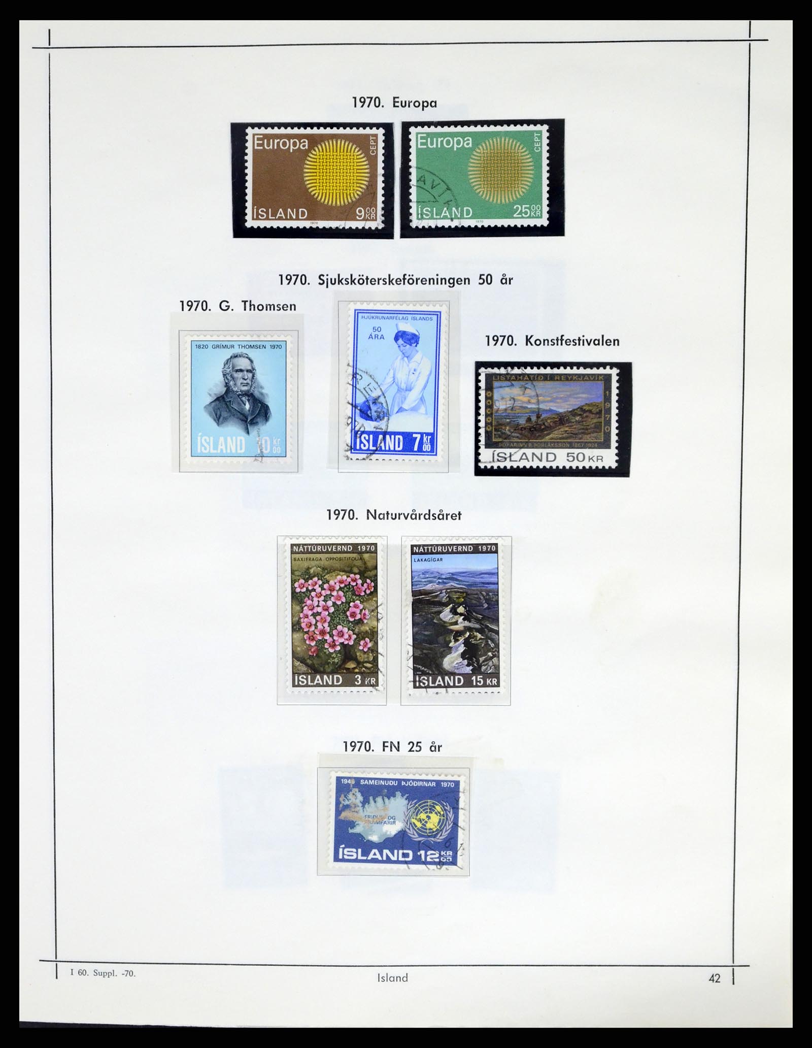 37402 044 - Postzegelverzameling 37402 IJsland 1876-2013.