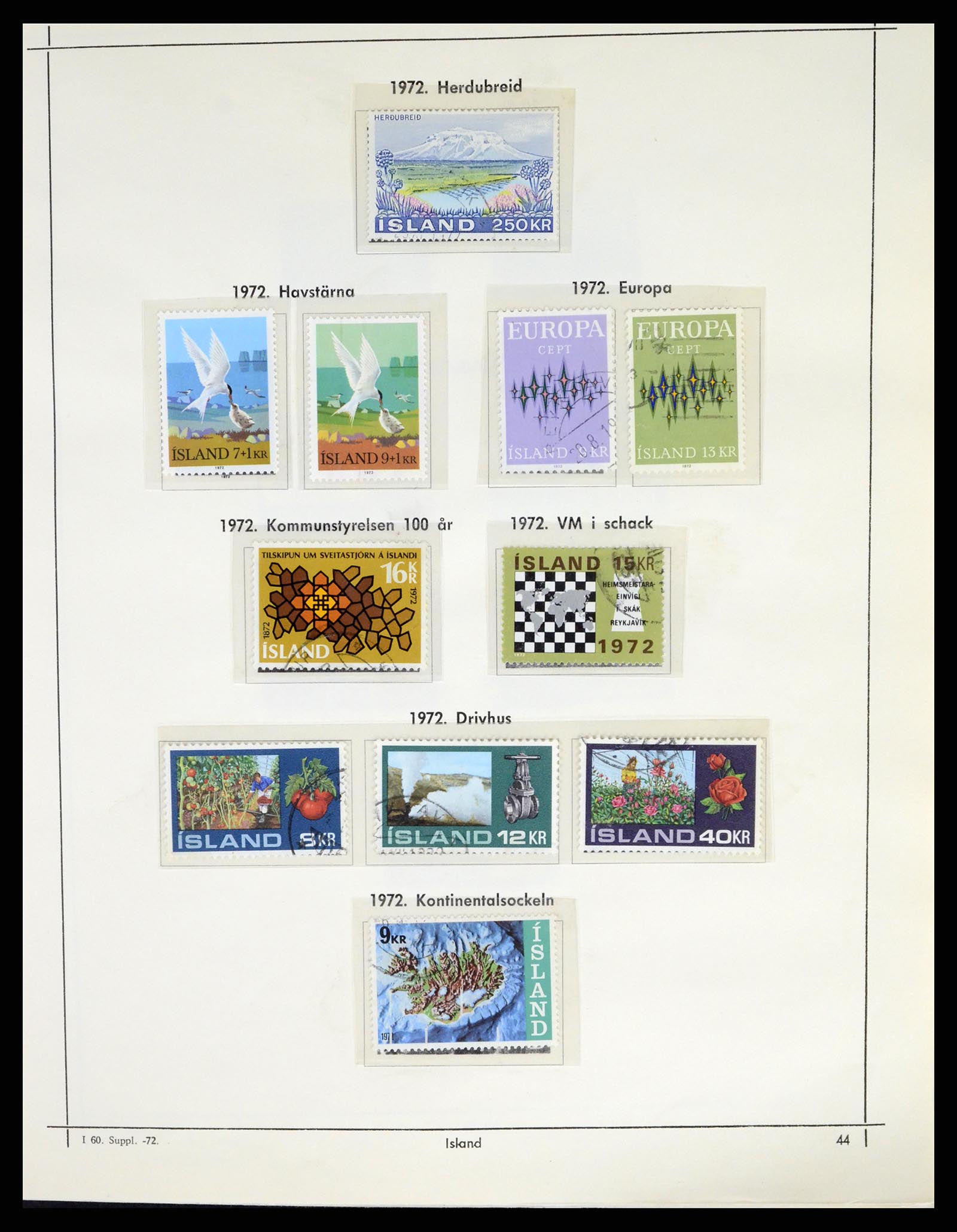 37402 046 - Stamp collection 37402 Iceland 1876-2013.