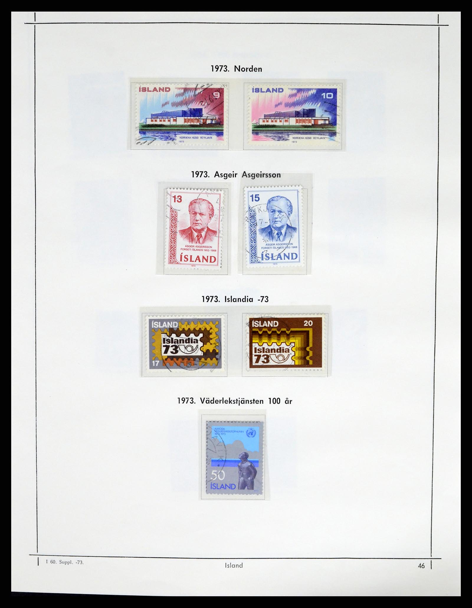 37402 048 - Stamp collection 37402 Iceland 1876-2013.